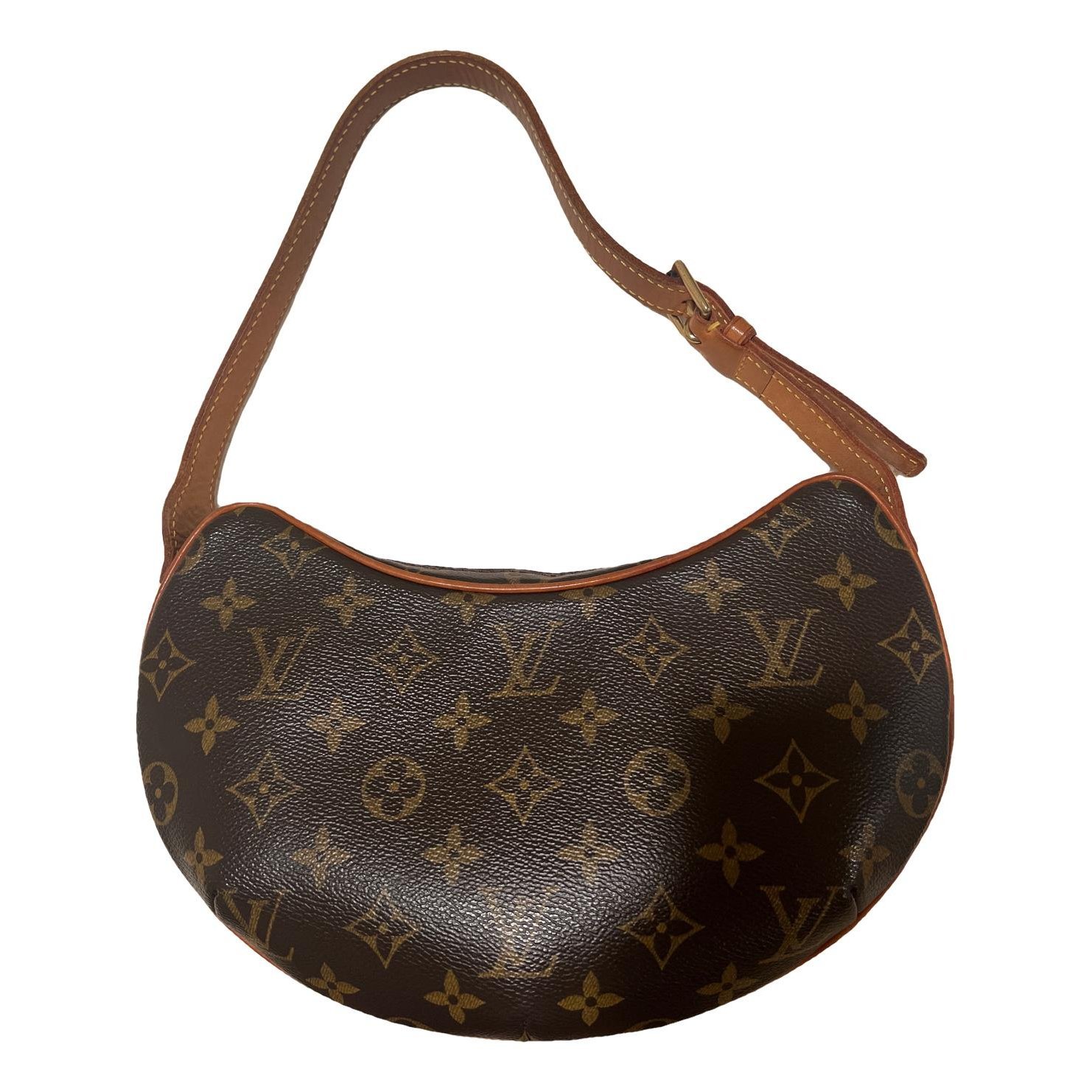Croissant leather handbag