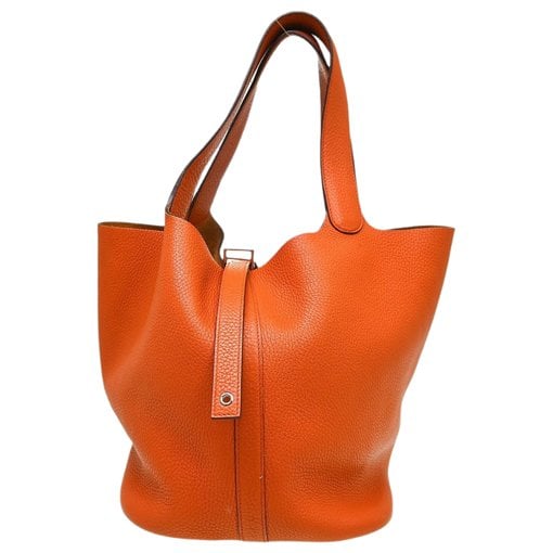 Picotin leather handbag