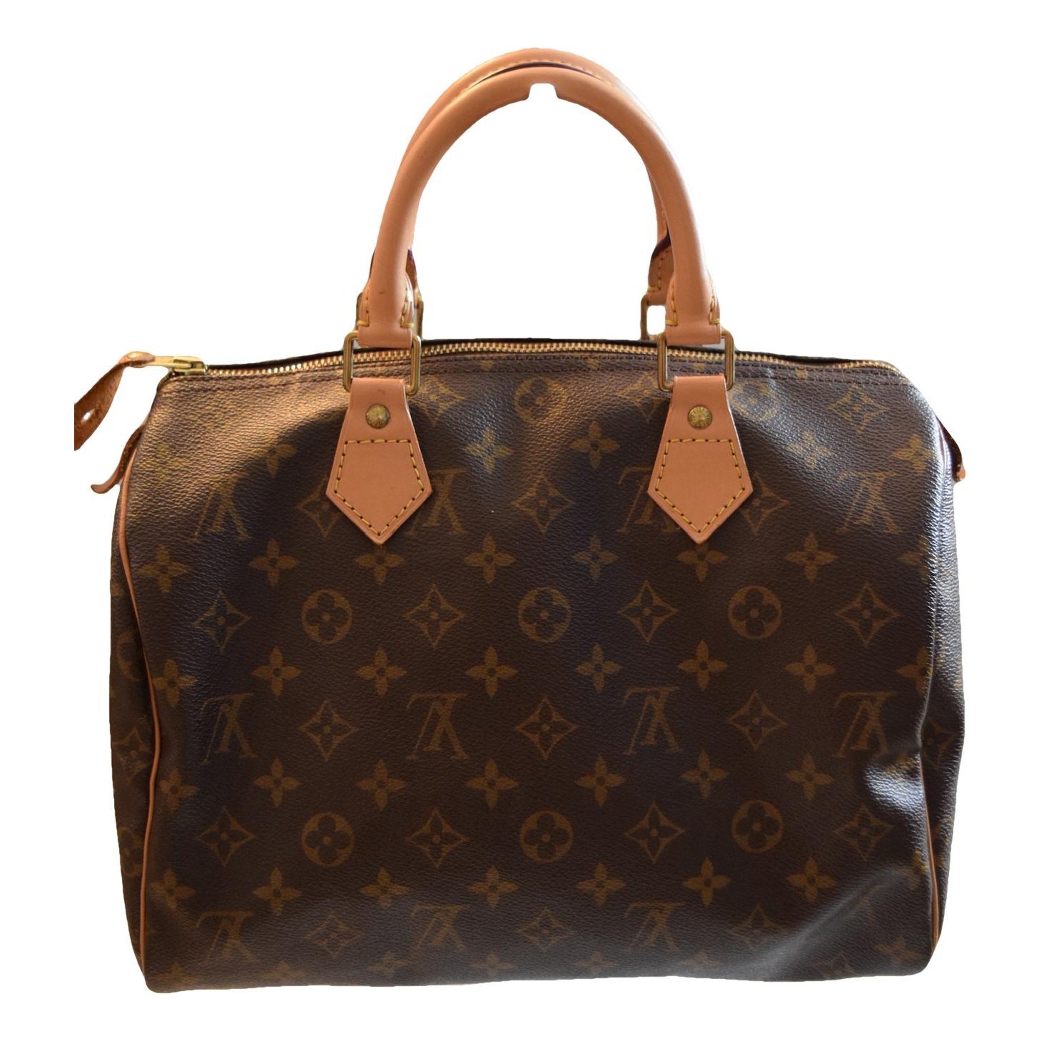 Speedy leather handbag