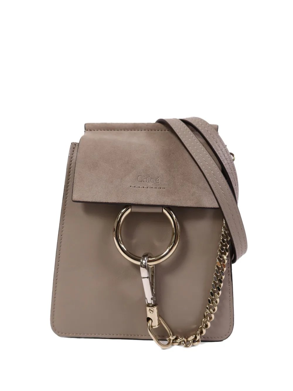 mini Faye ring-detail shoulder bag
