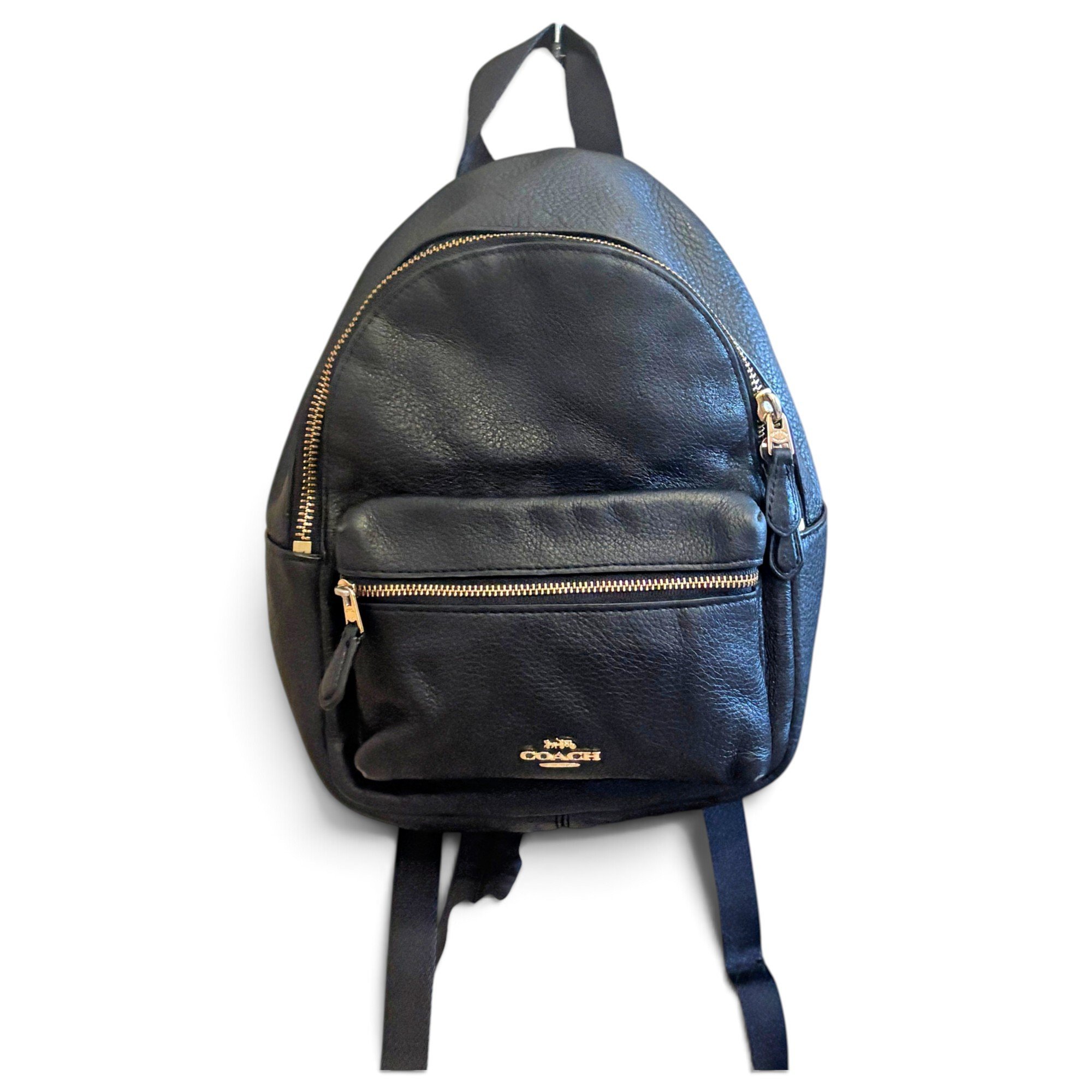 Campus leather backpack