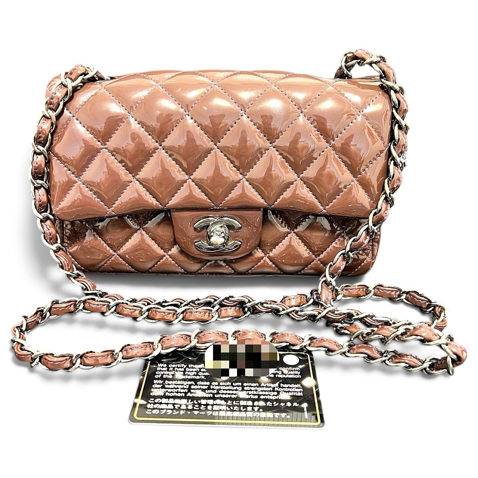 Timeless/Classique patent leather handbag