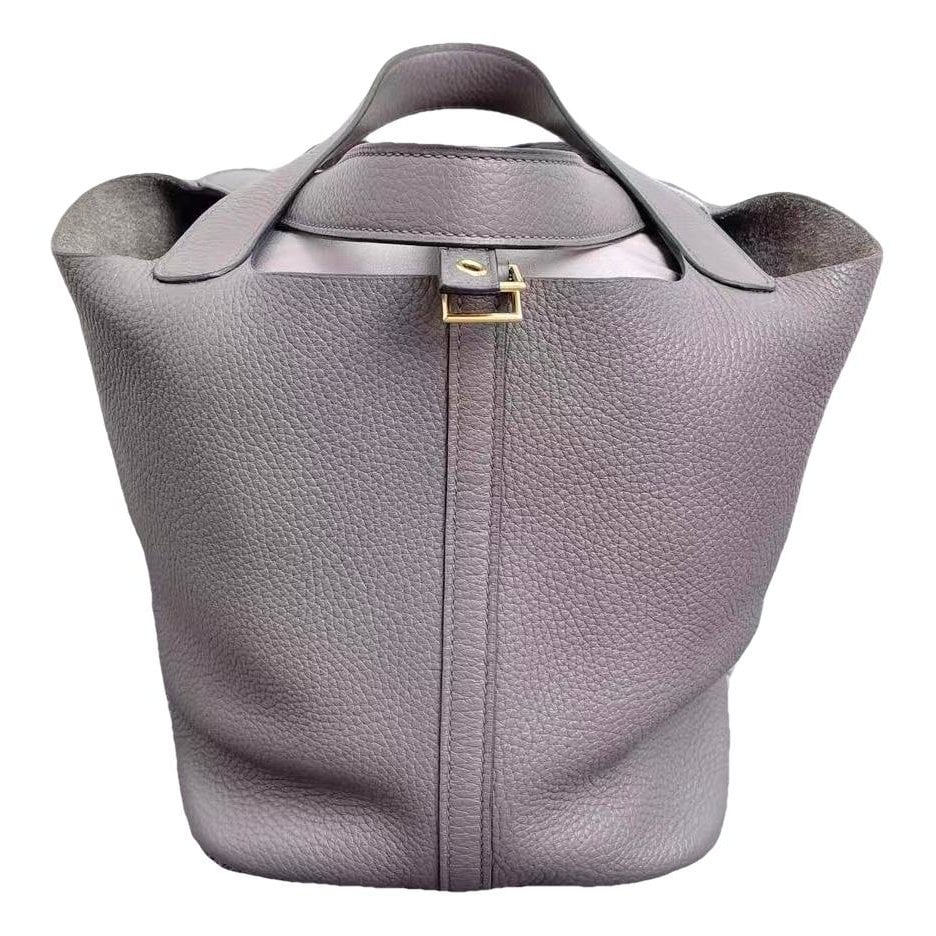 Picotin leather handbag