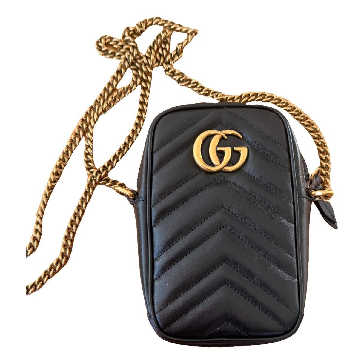 GG Marmont Zip Messenger leather crossbody bag