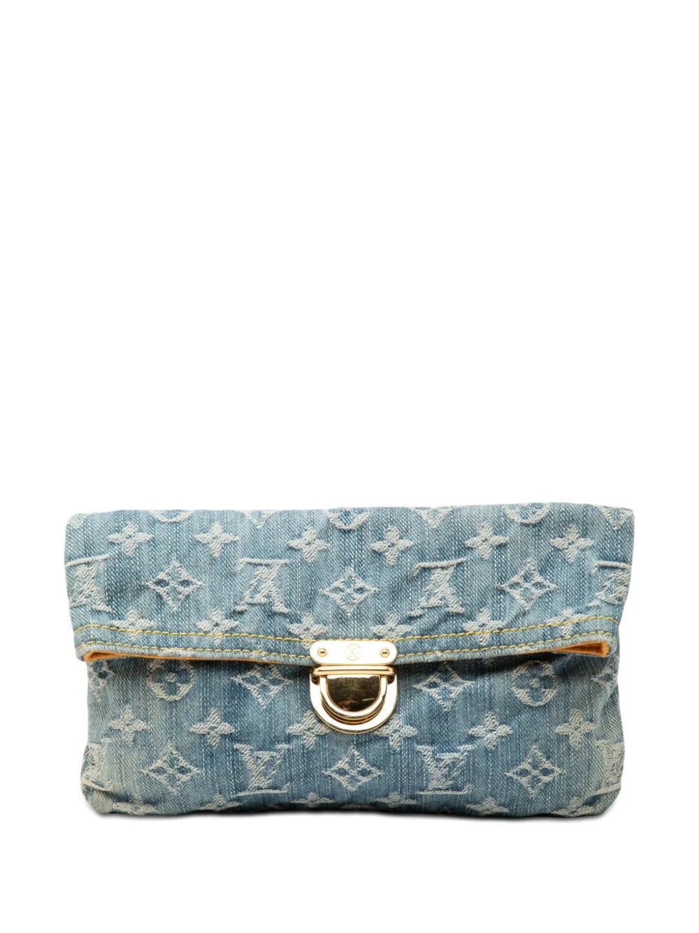 2006 Monogram Denim Pochette Plate clutch bag