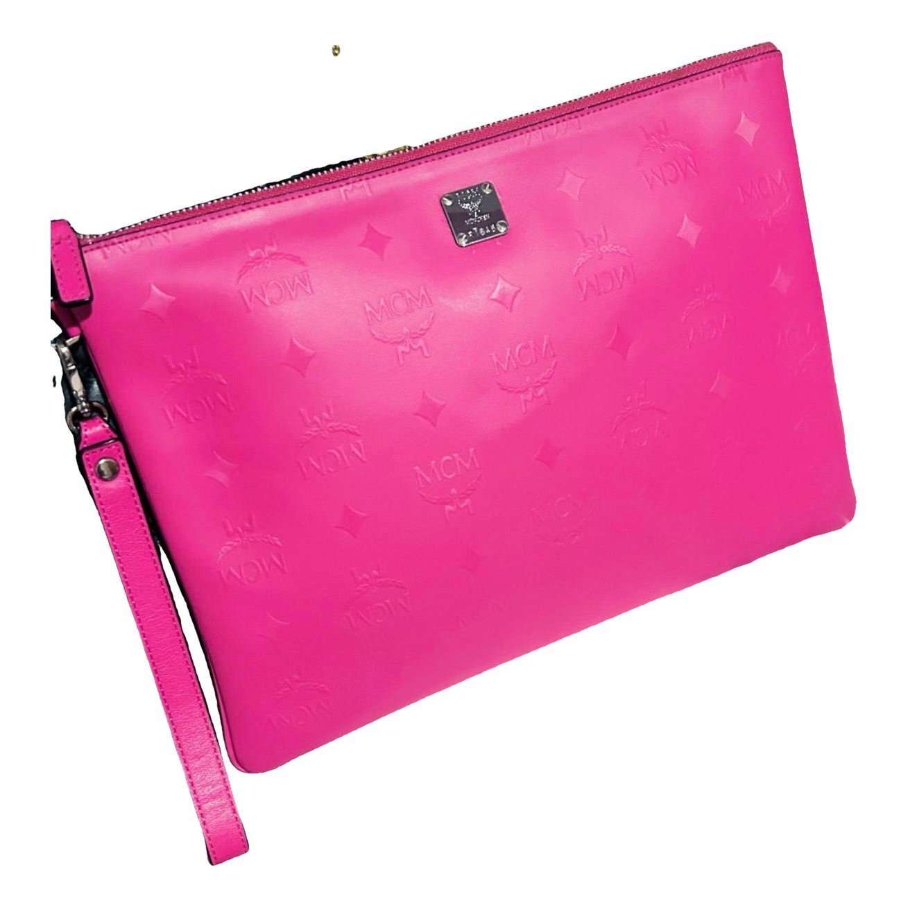 Vinyl clutch bag