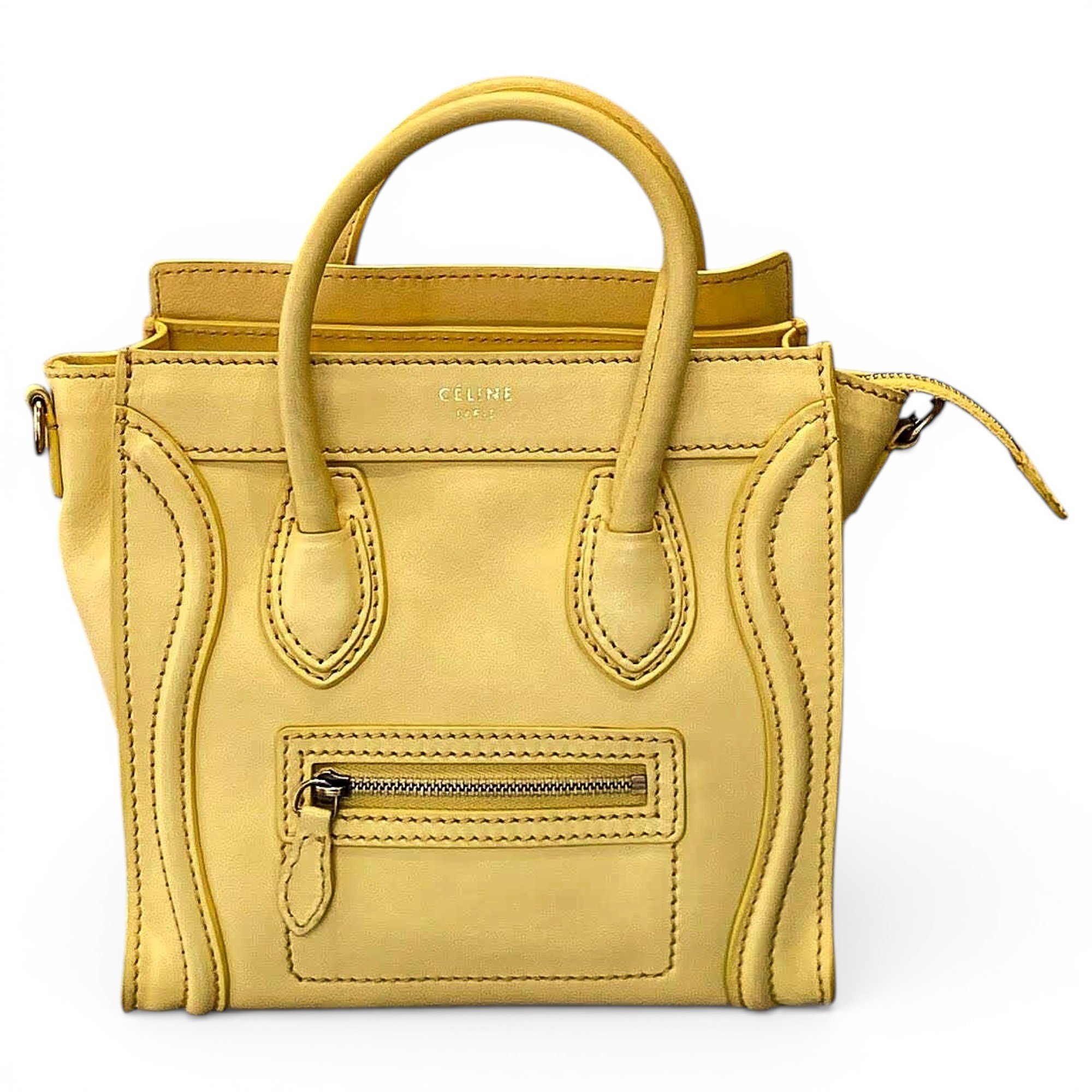 Luggage leather handbag