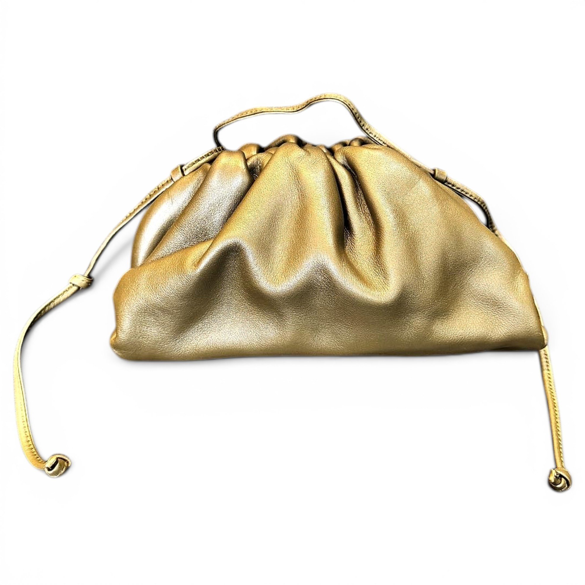 Pouch leather handbag