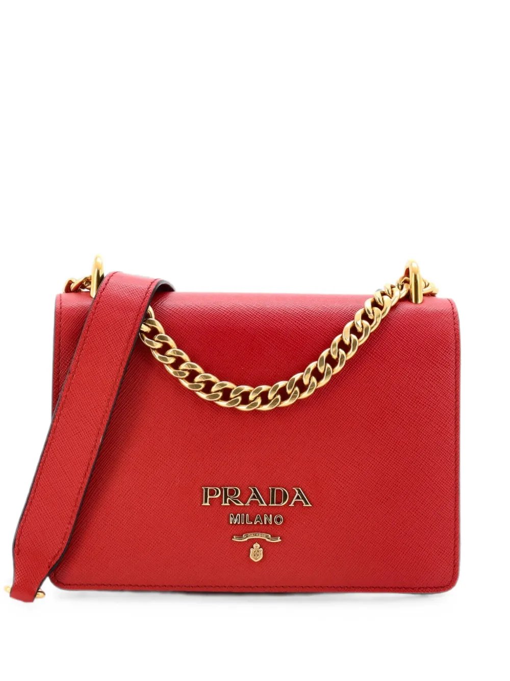 Chain Flap Bag Saffiano Leather Small crossbody bag