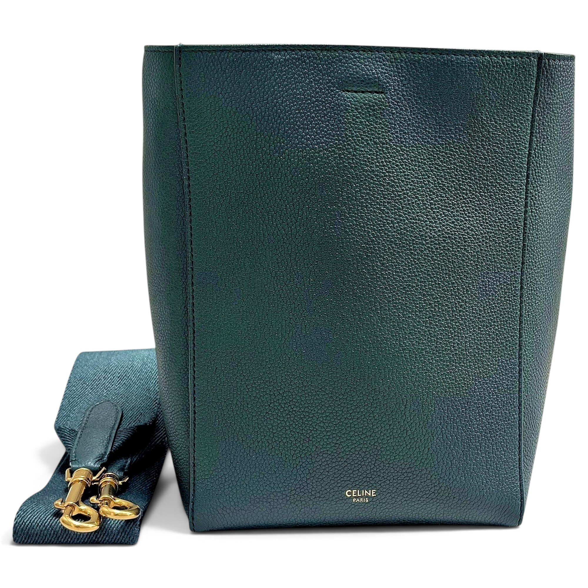 Seau Sangle leather handbag