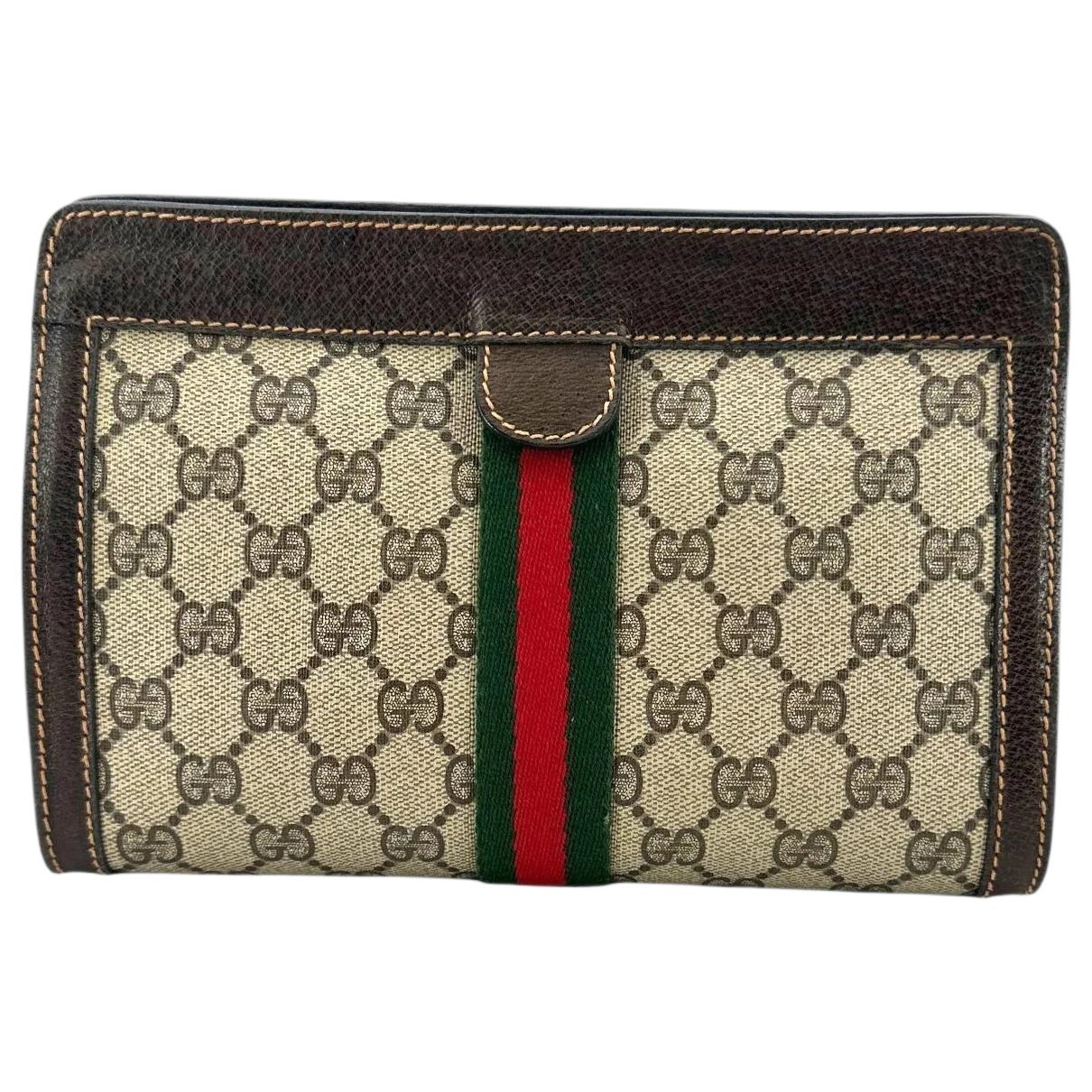 Ophidia cloth clutch bag