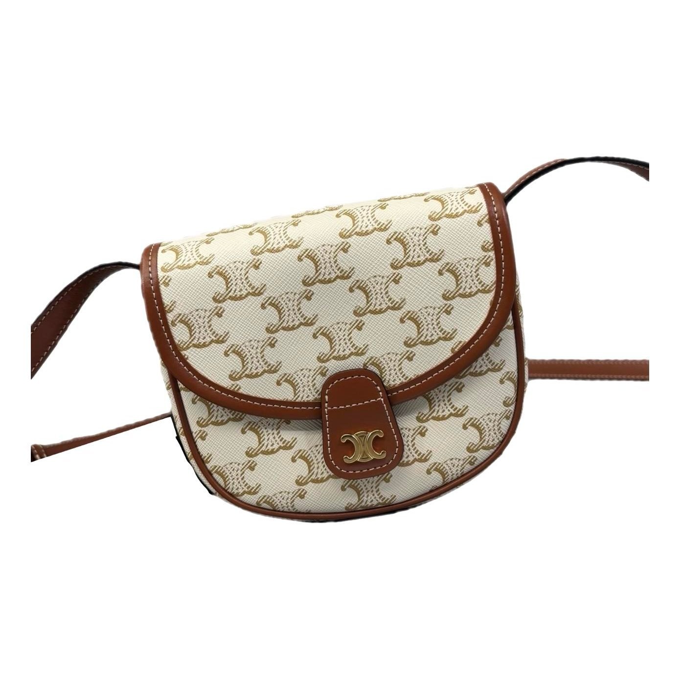 Triomphe leather handbag