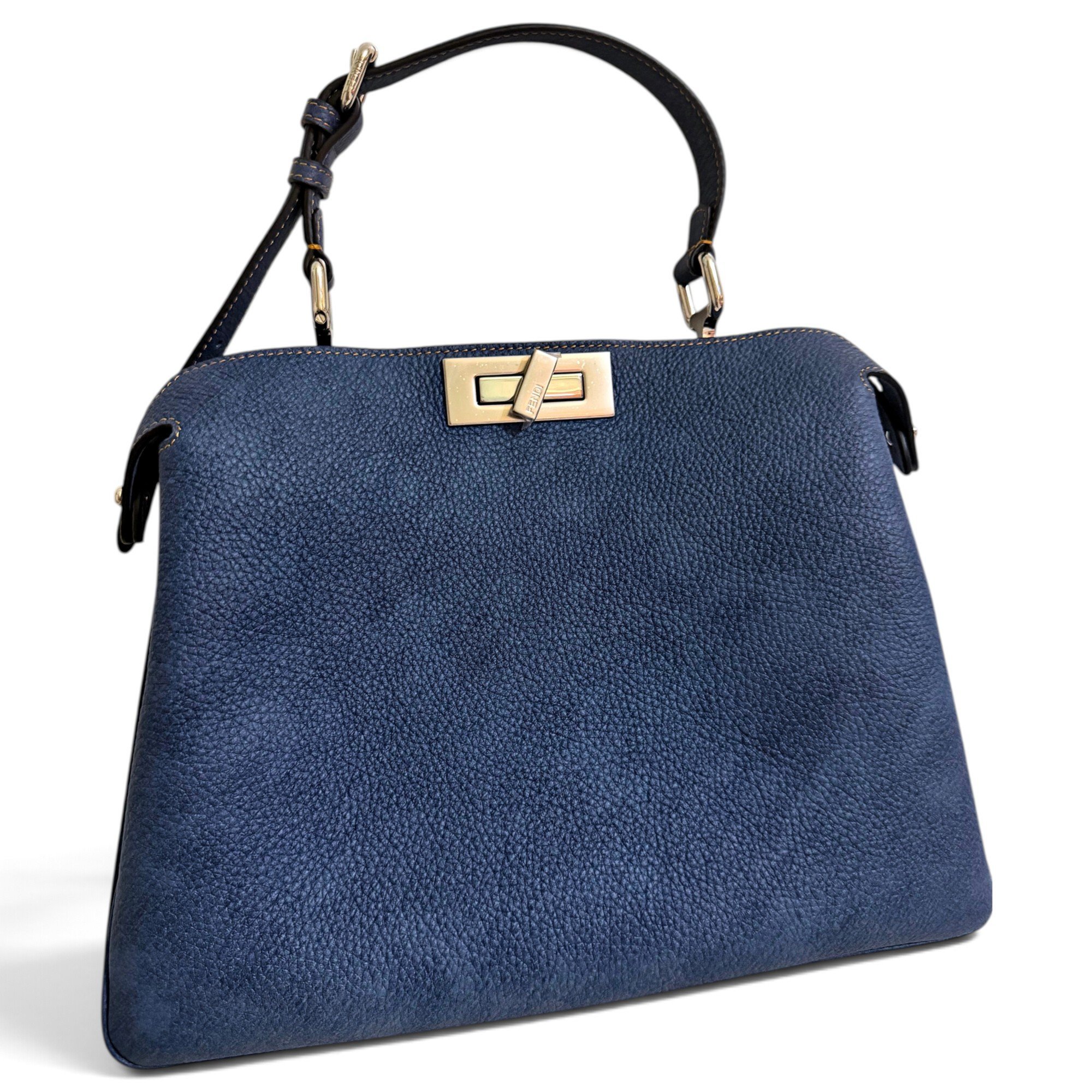 Peekaboo leather handbag