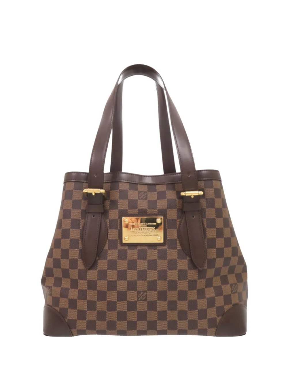2008 Damier Ebene Hampstead MM tote bag