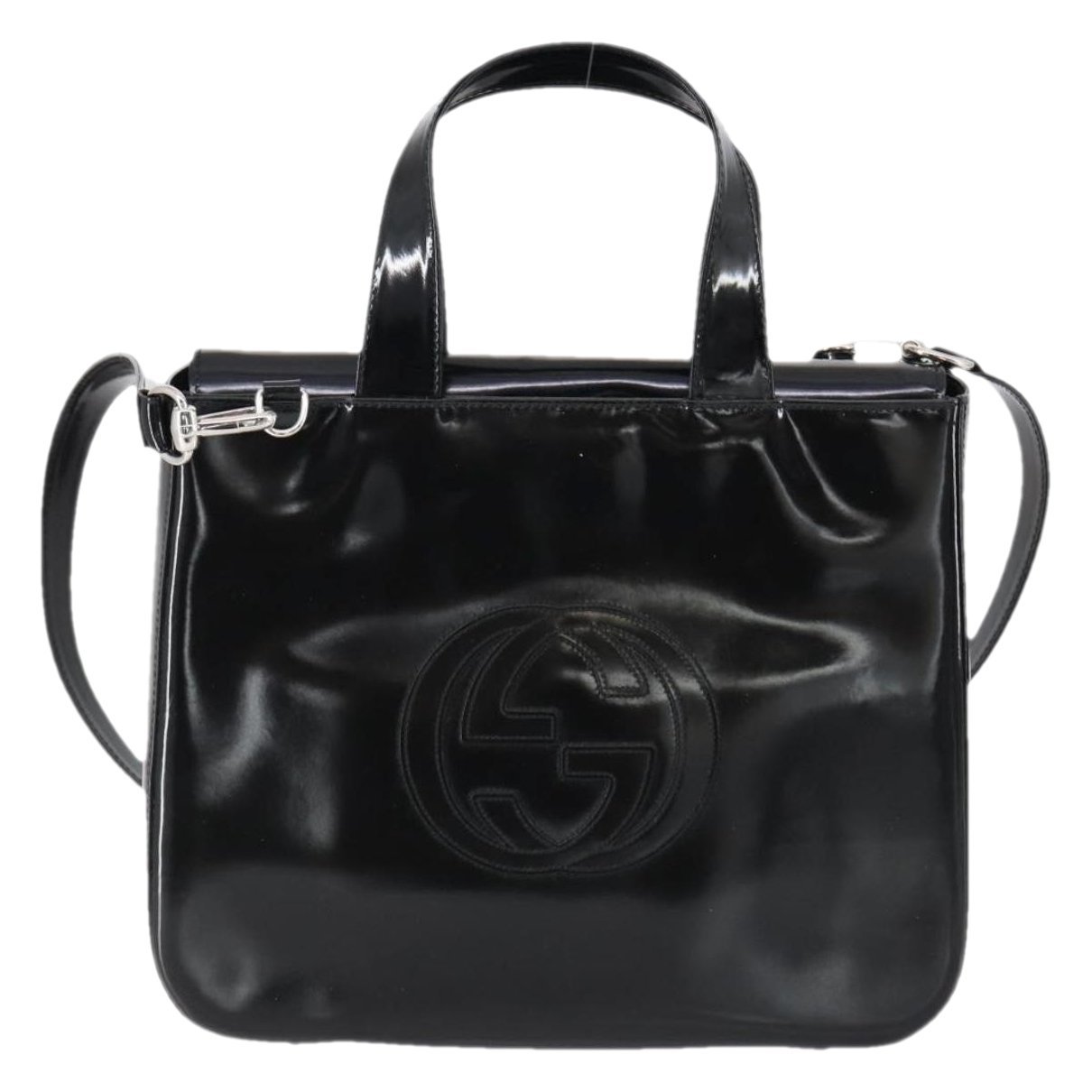 Soho patent leather handbag