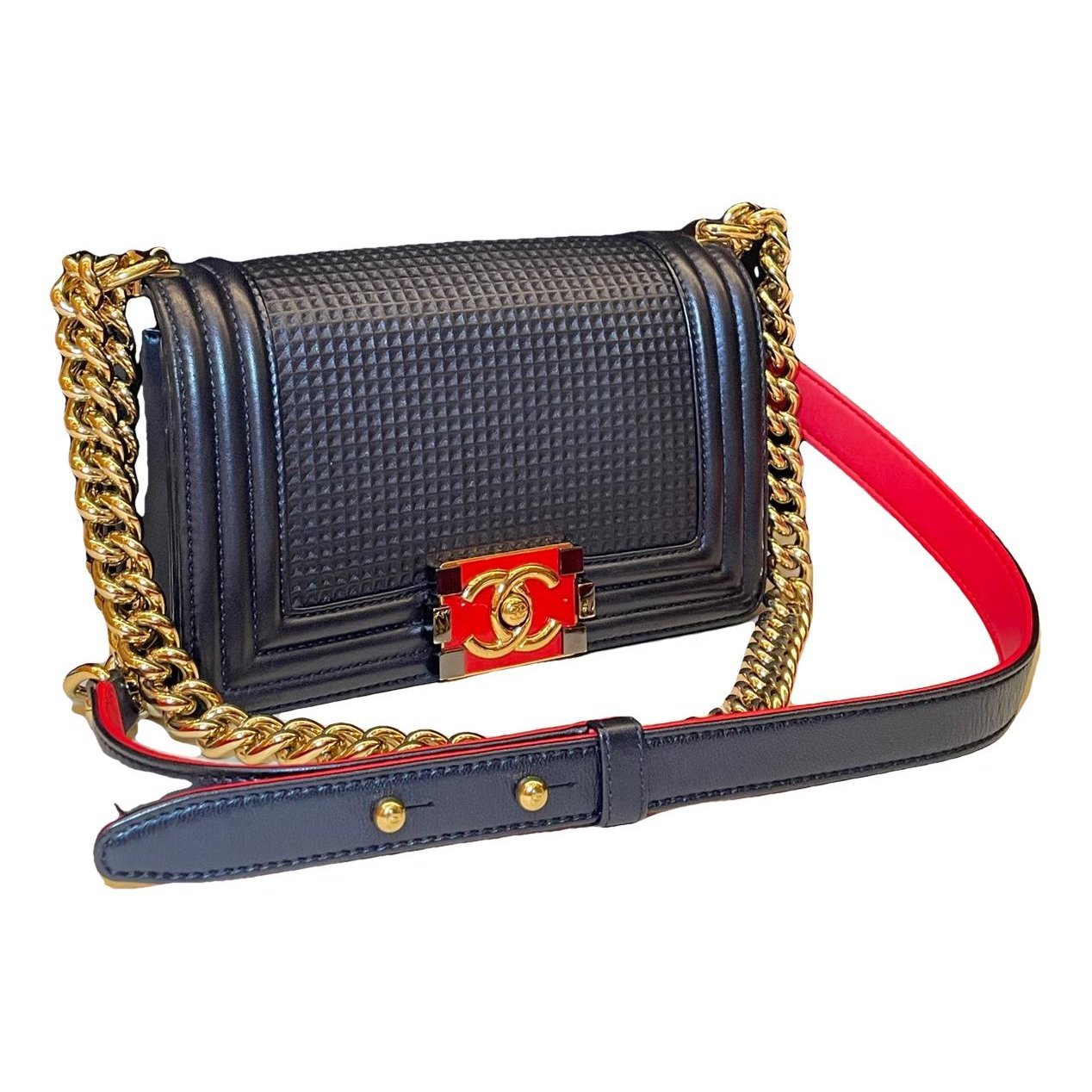 Boy leather crossbody bag
