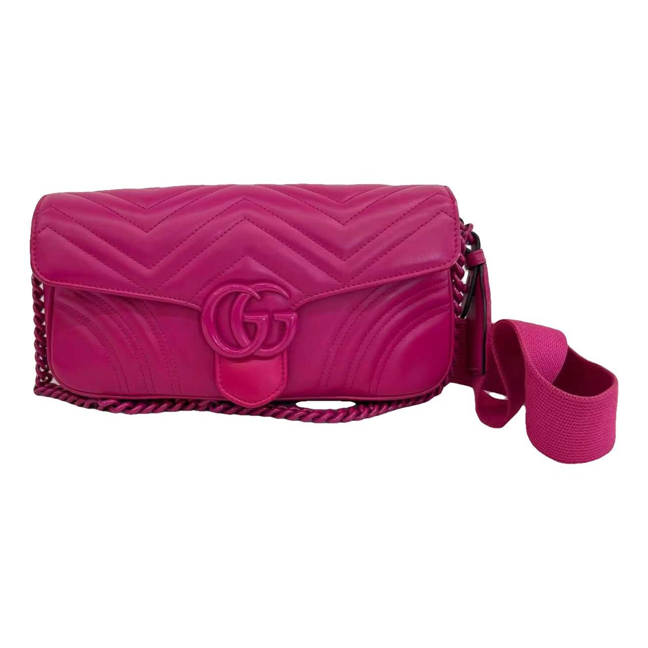 GG Marmont Flap leather handbag