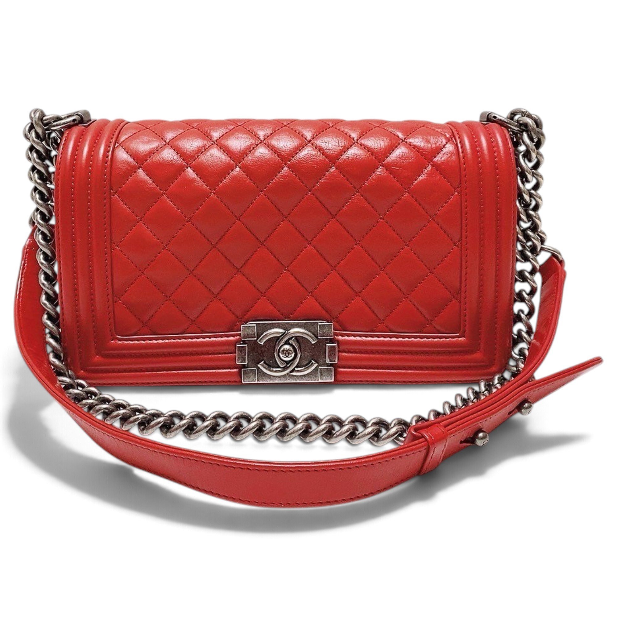 Boy leather crossbody bag