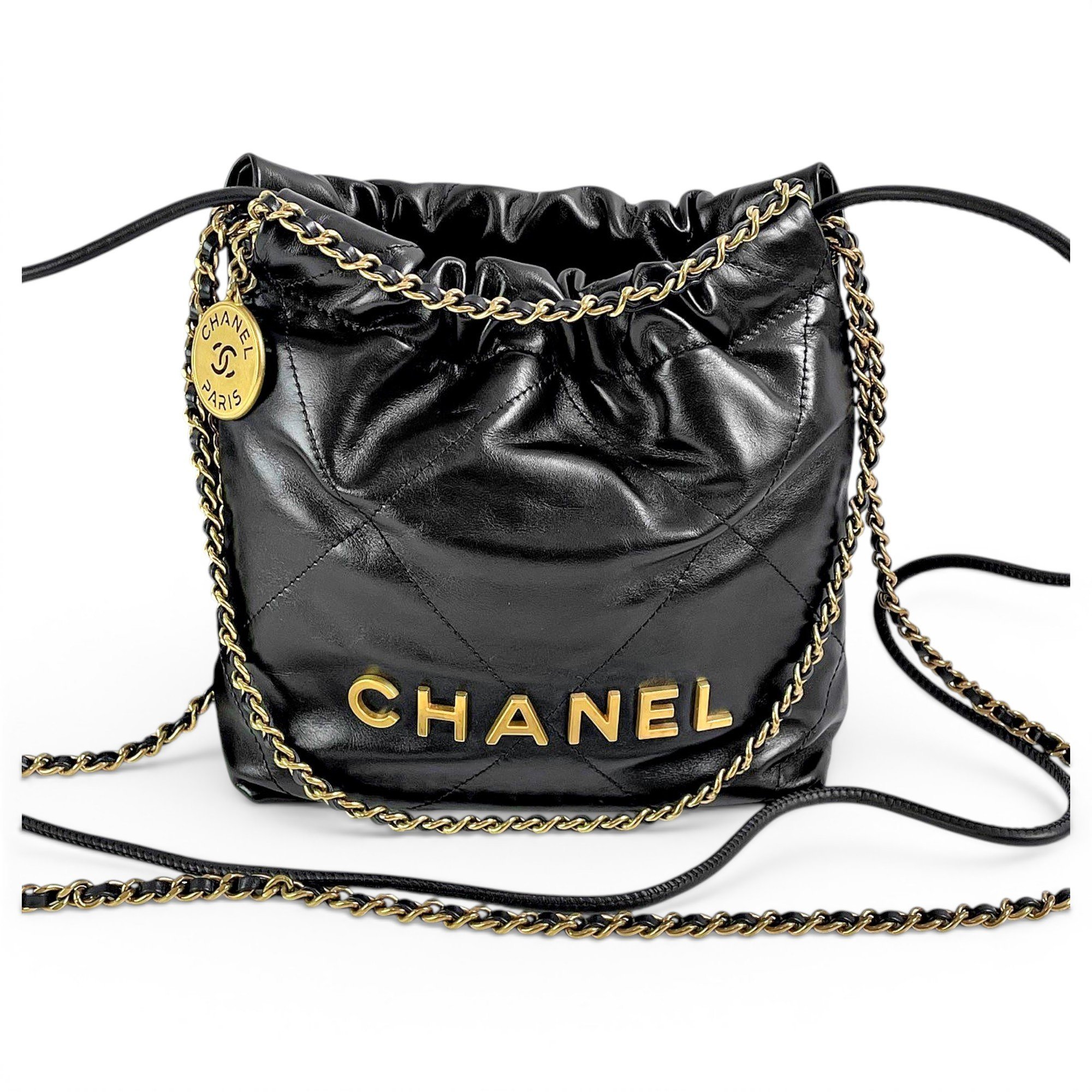 Chanel 22 leather mini bag