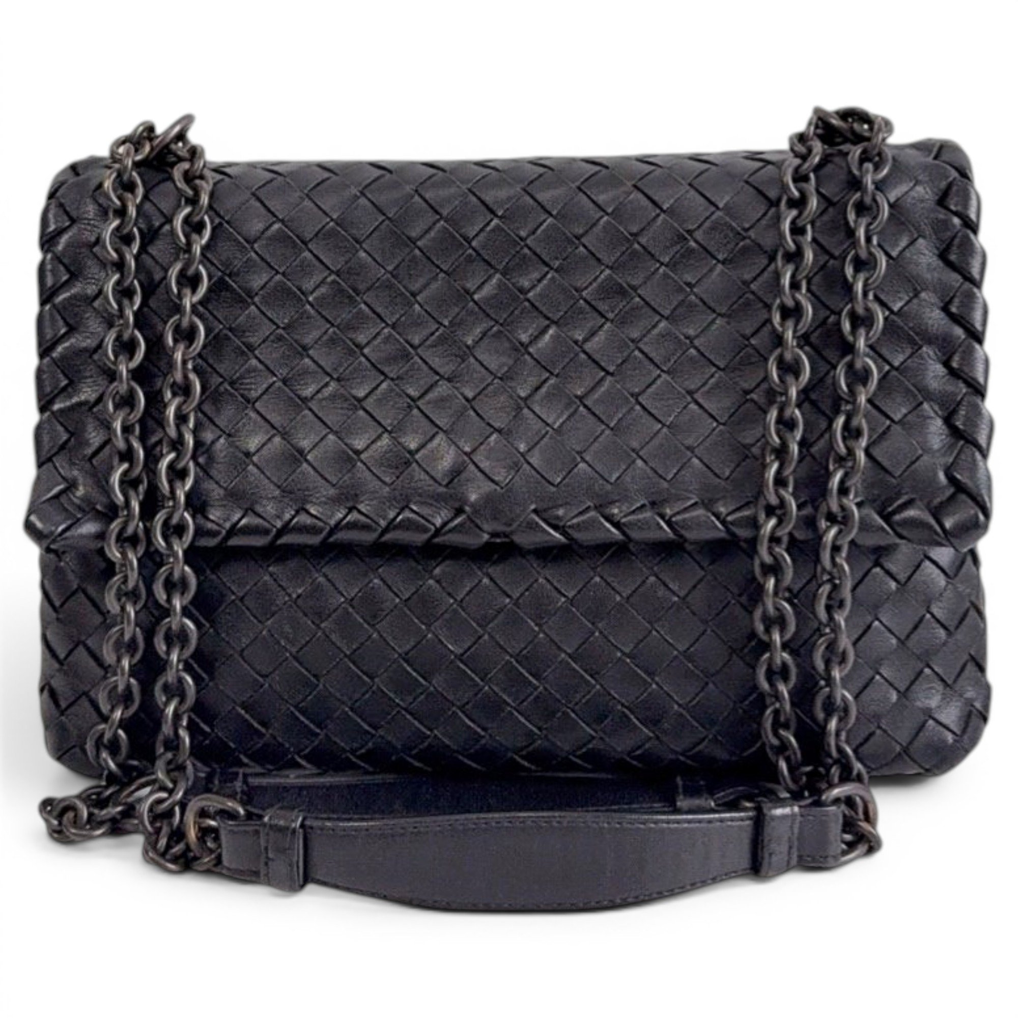 Parachute leather handbag