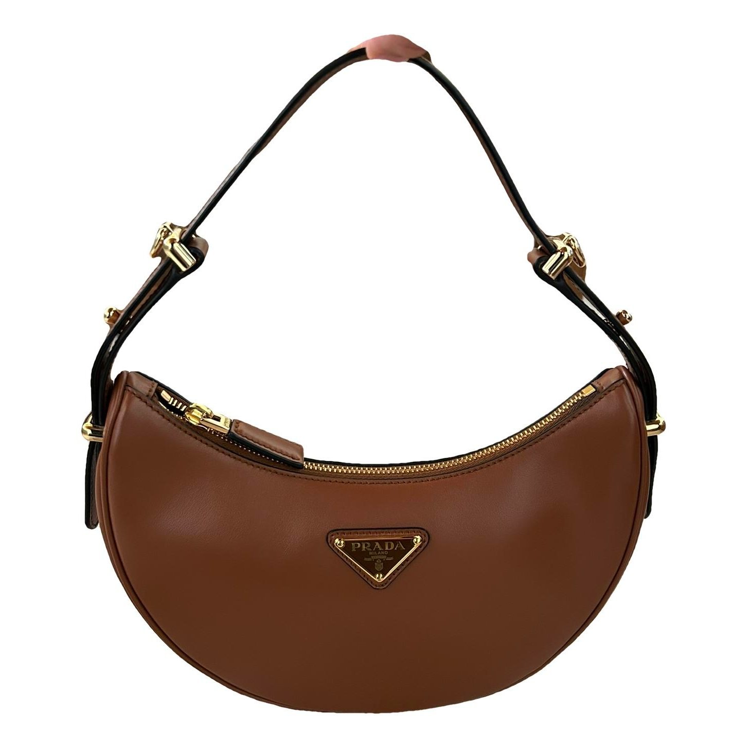 Arqué leather crossbody bag