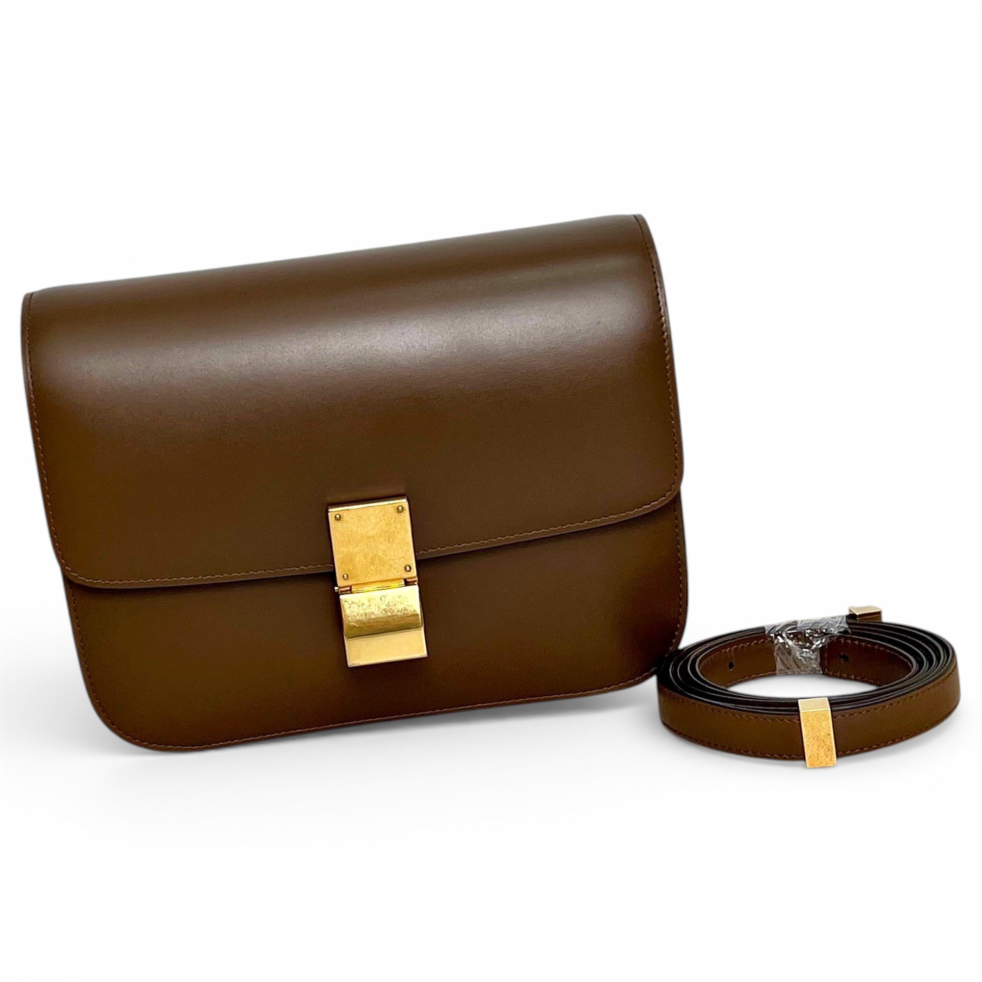 Classic leather handbag