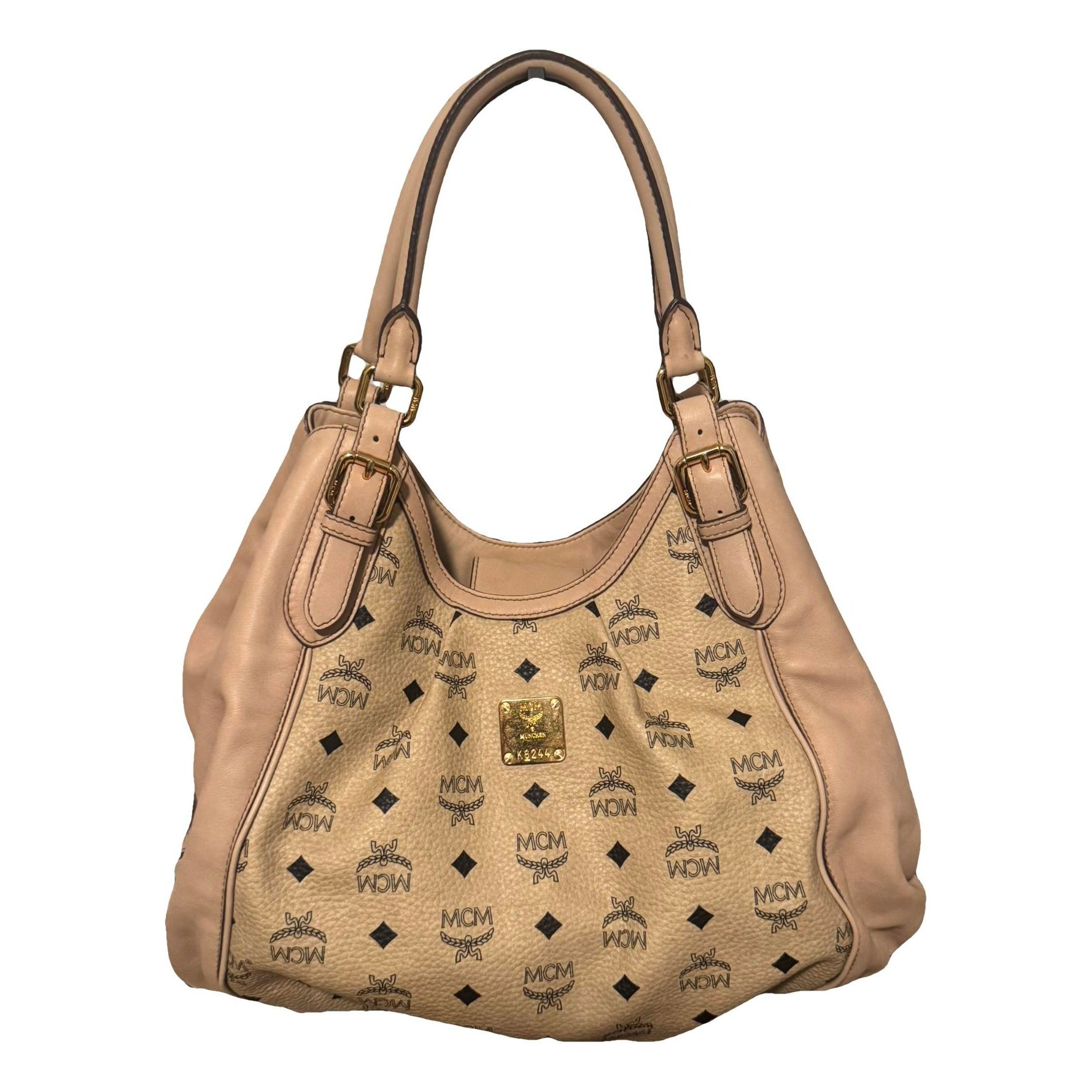 Boston leather handbag