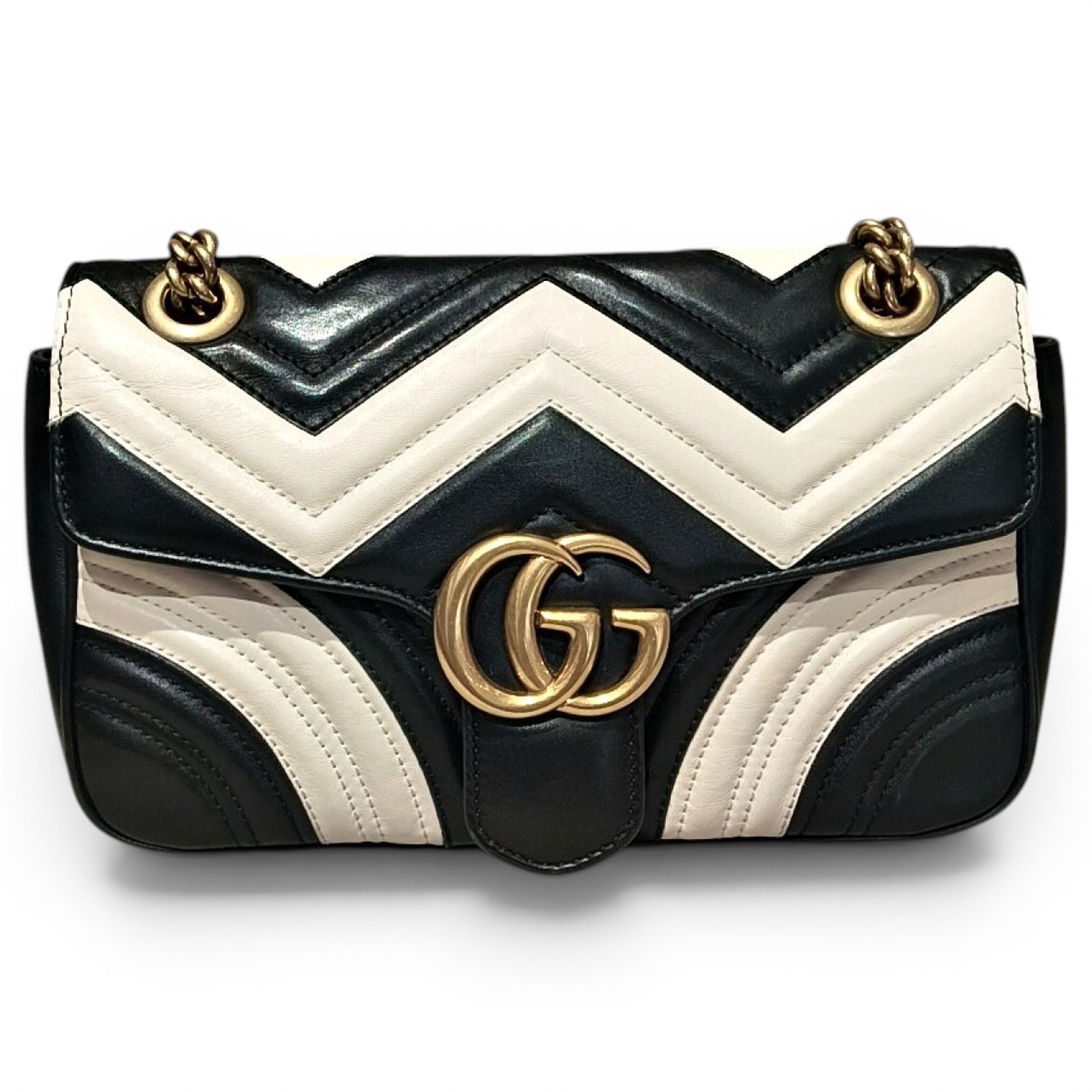 GG Marmont Flap leather handbag