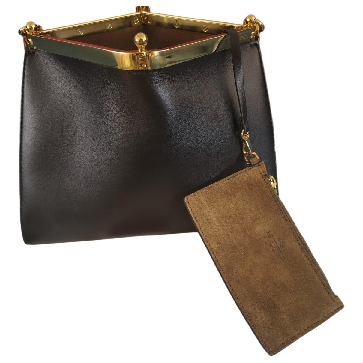 Vela leather handbag