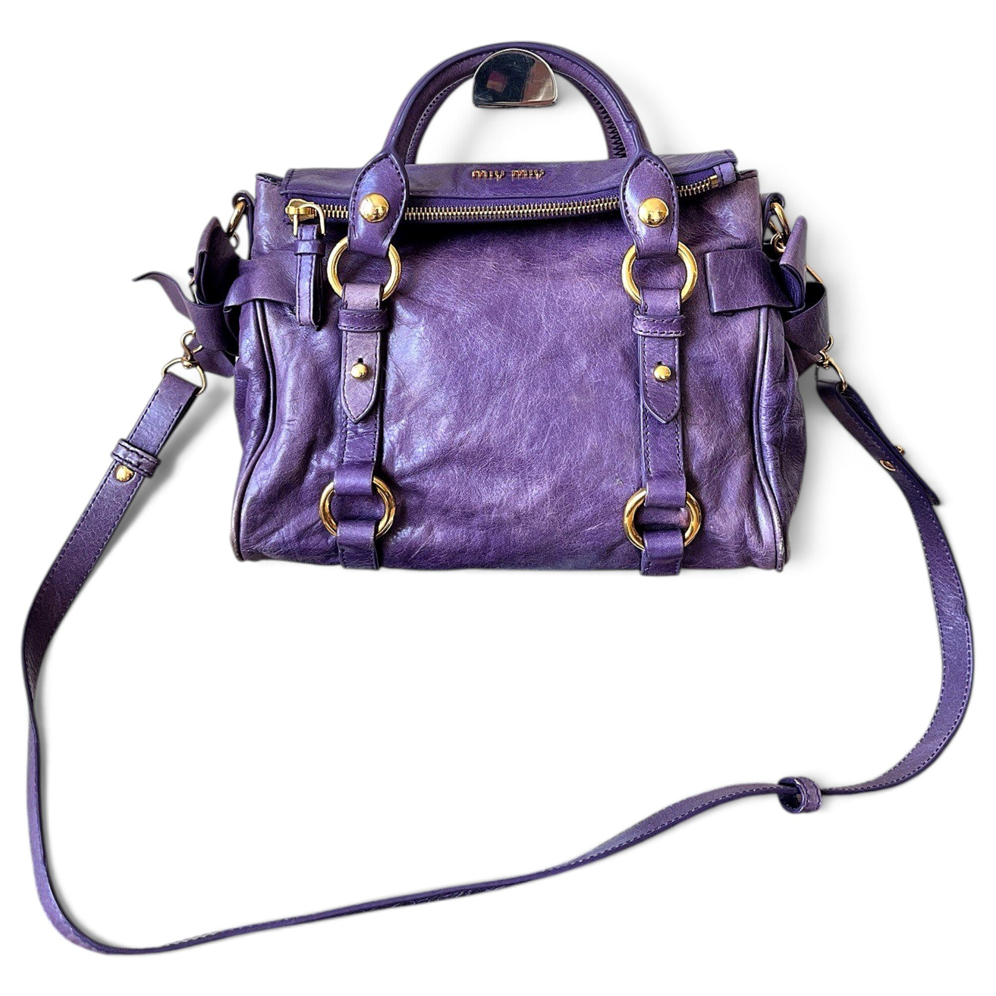 Miu Miu Bow bag leather handbag