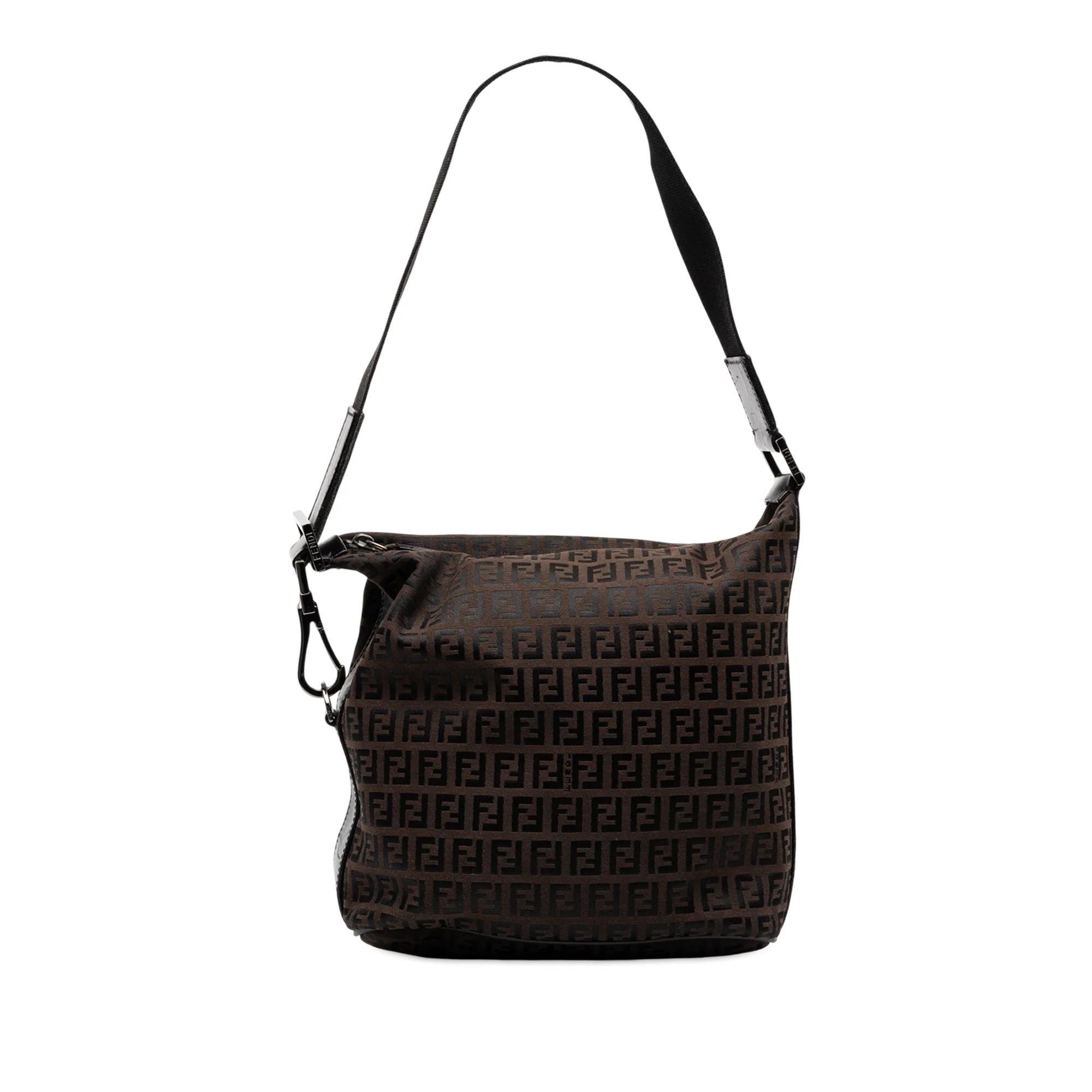 Pocket leather handbag