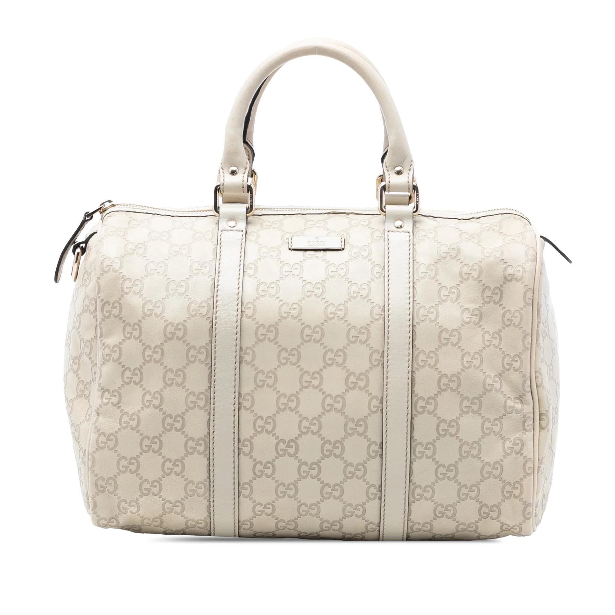 Boston leather handbag