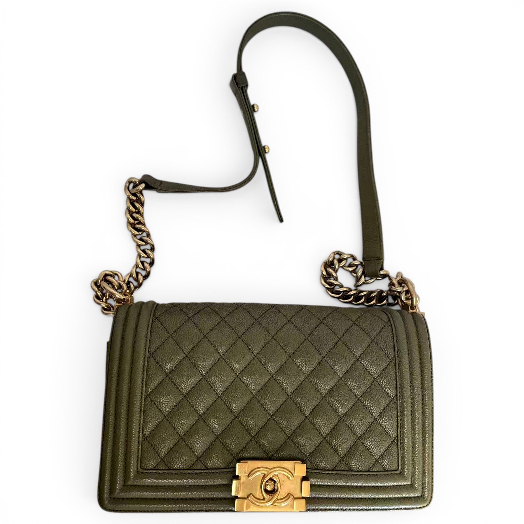 Boy leather crossbody bag