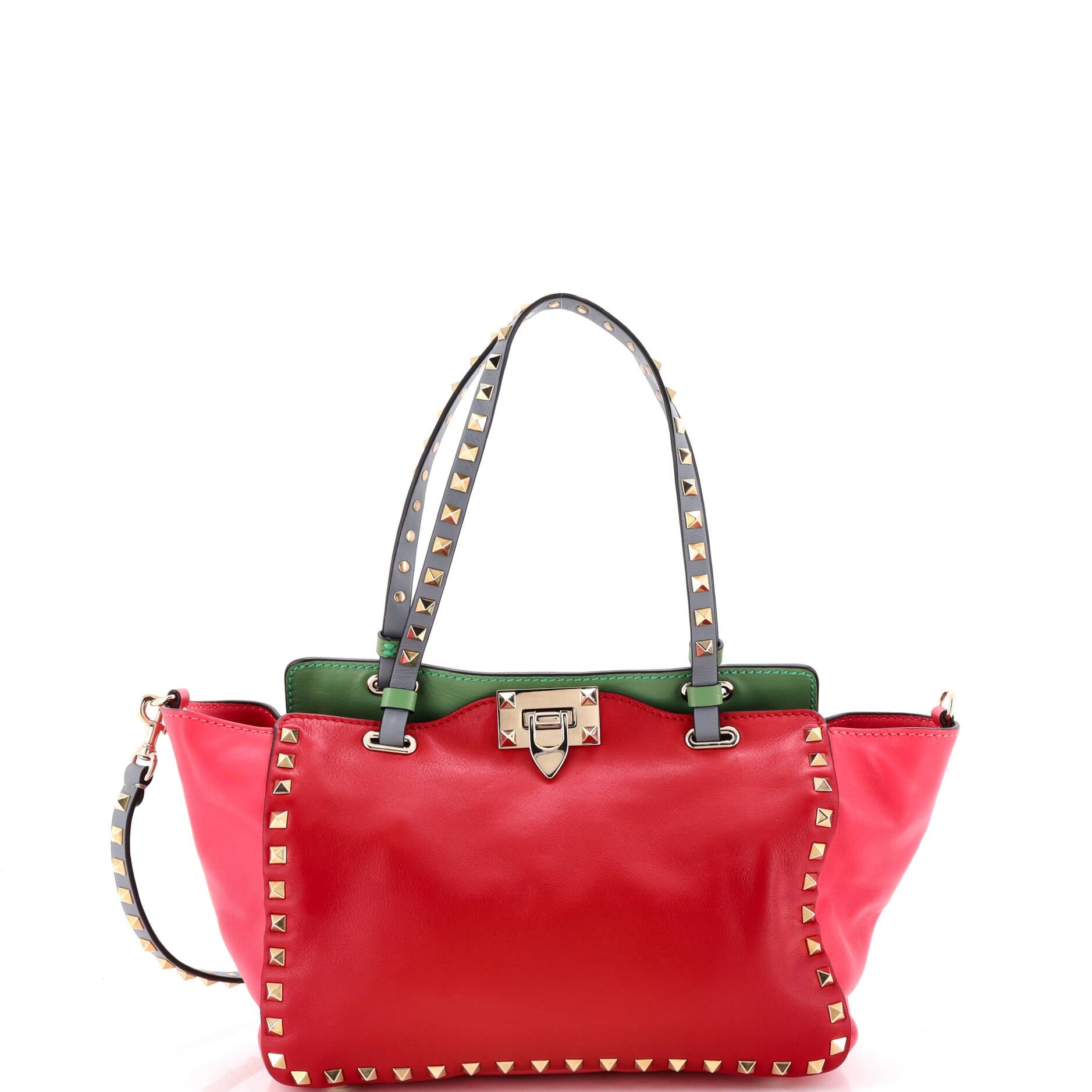 Rockstud Tote Soft Leather Small