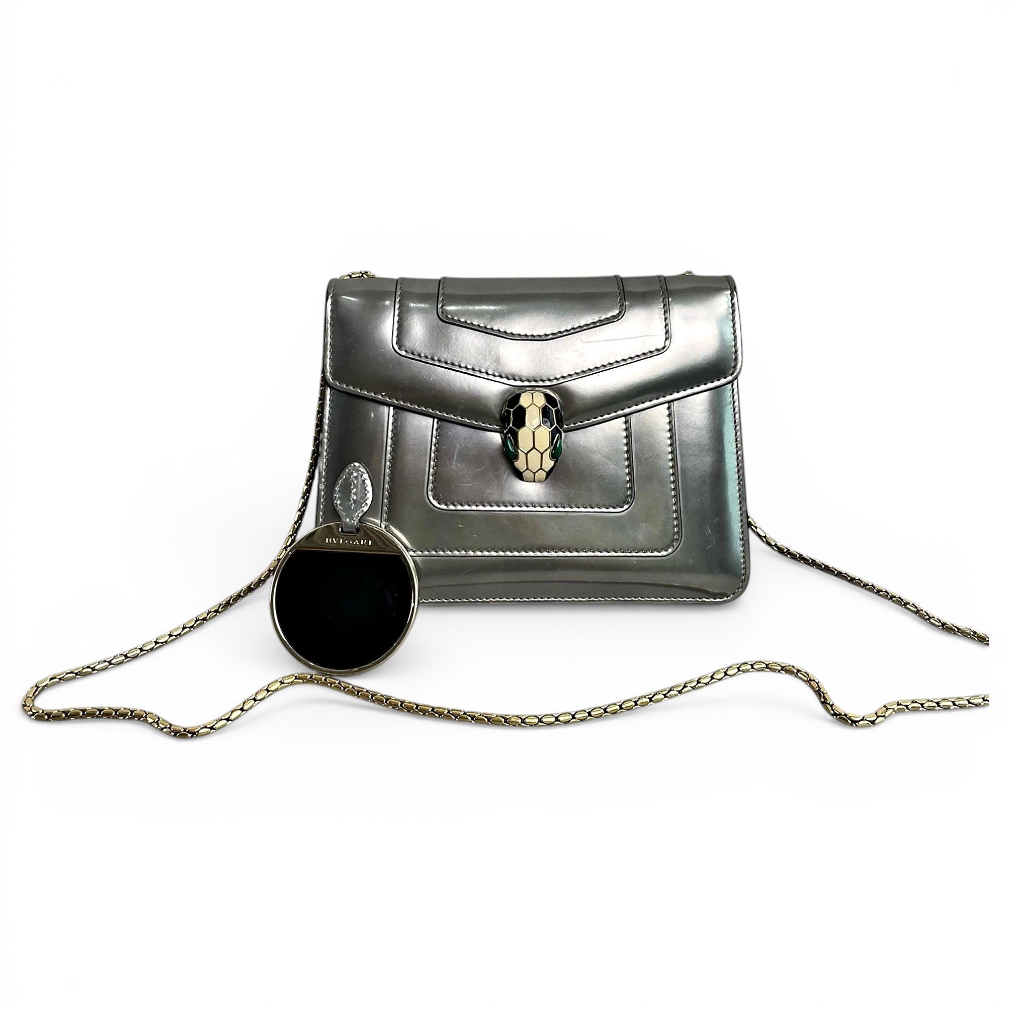 Serpenti leather crossbody bag