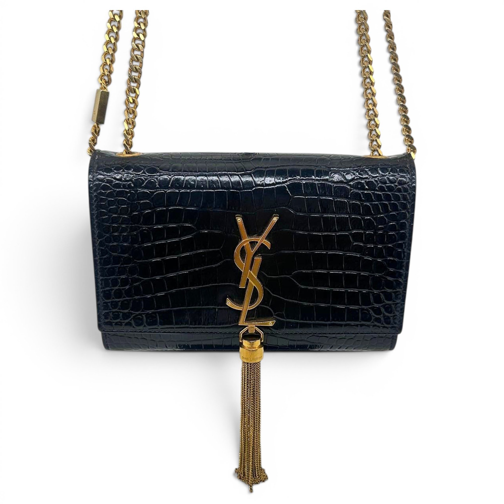 Pompom Kate leather crossbody bag