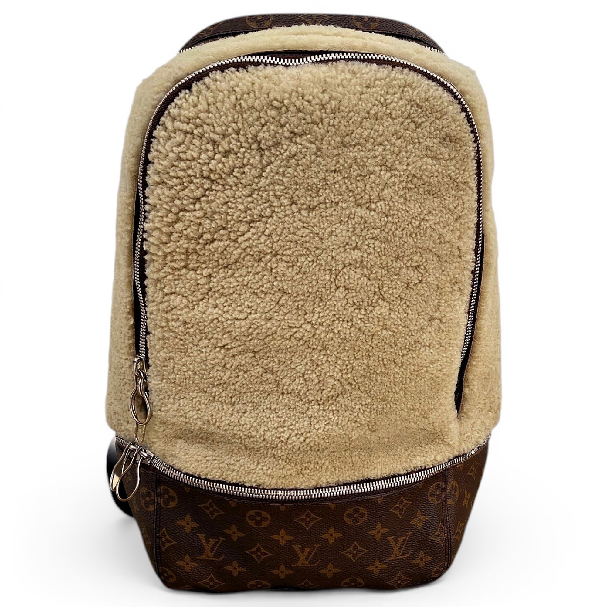 Leather backpack