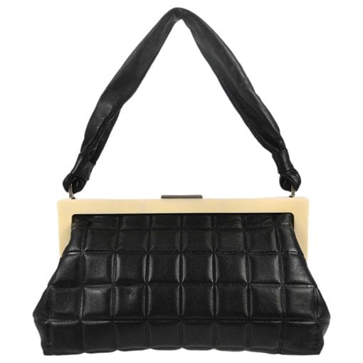 East West Chocolate Bar leather handbag