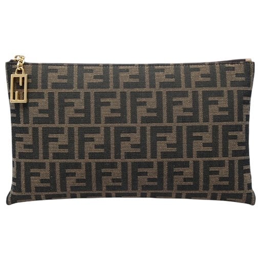 Fendi Baguette cloth clutch bag