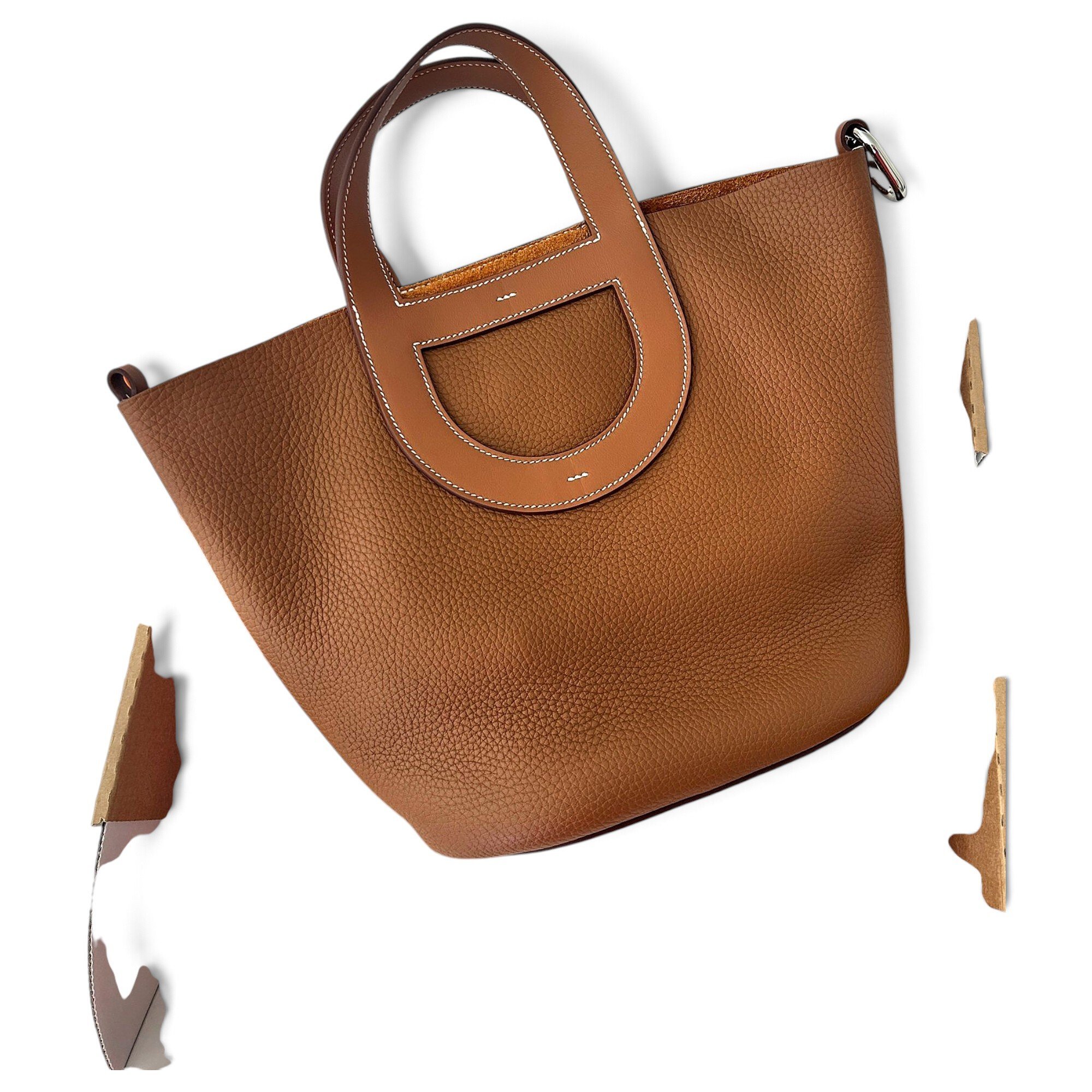 In-The-Loop leather tote
