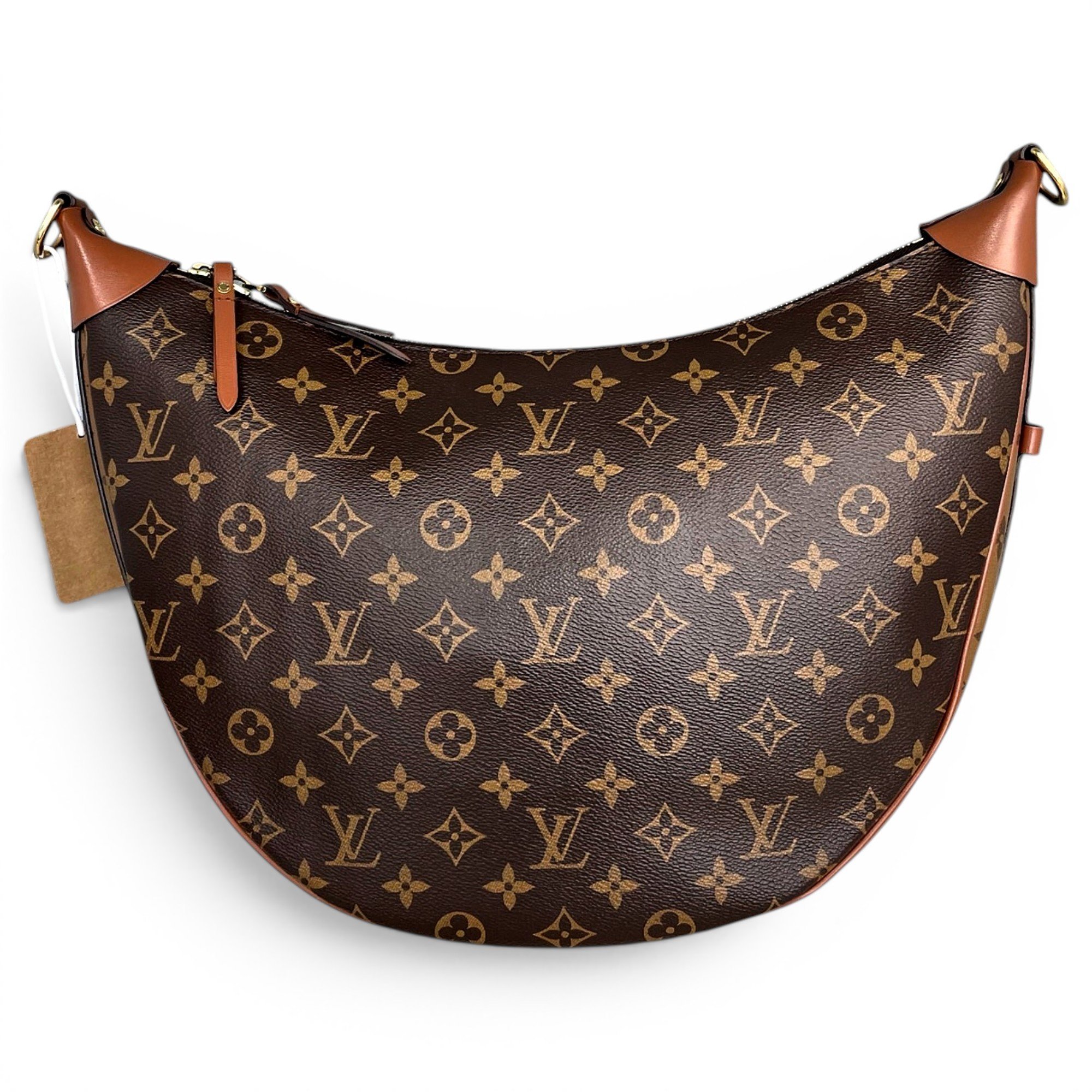 Loop leather handbag