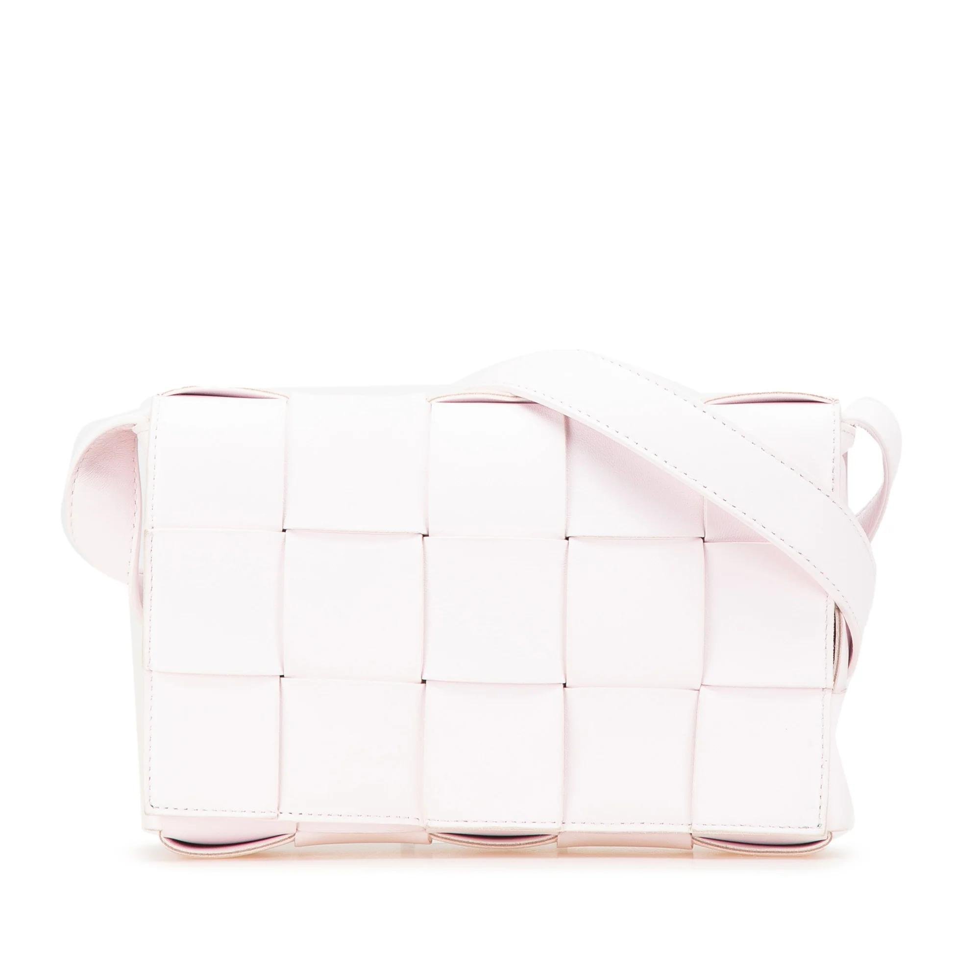 Cassette leather crossbody bag