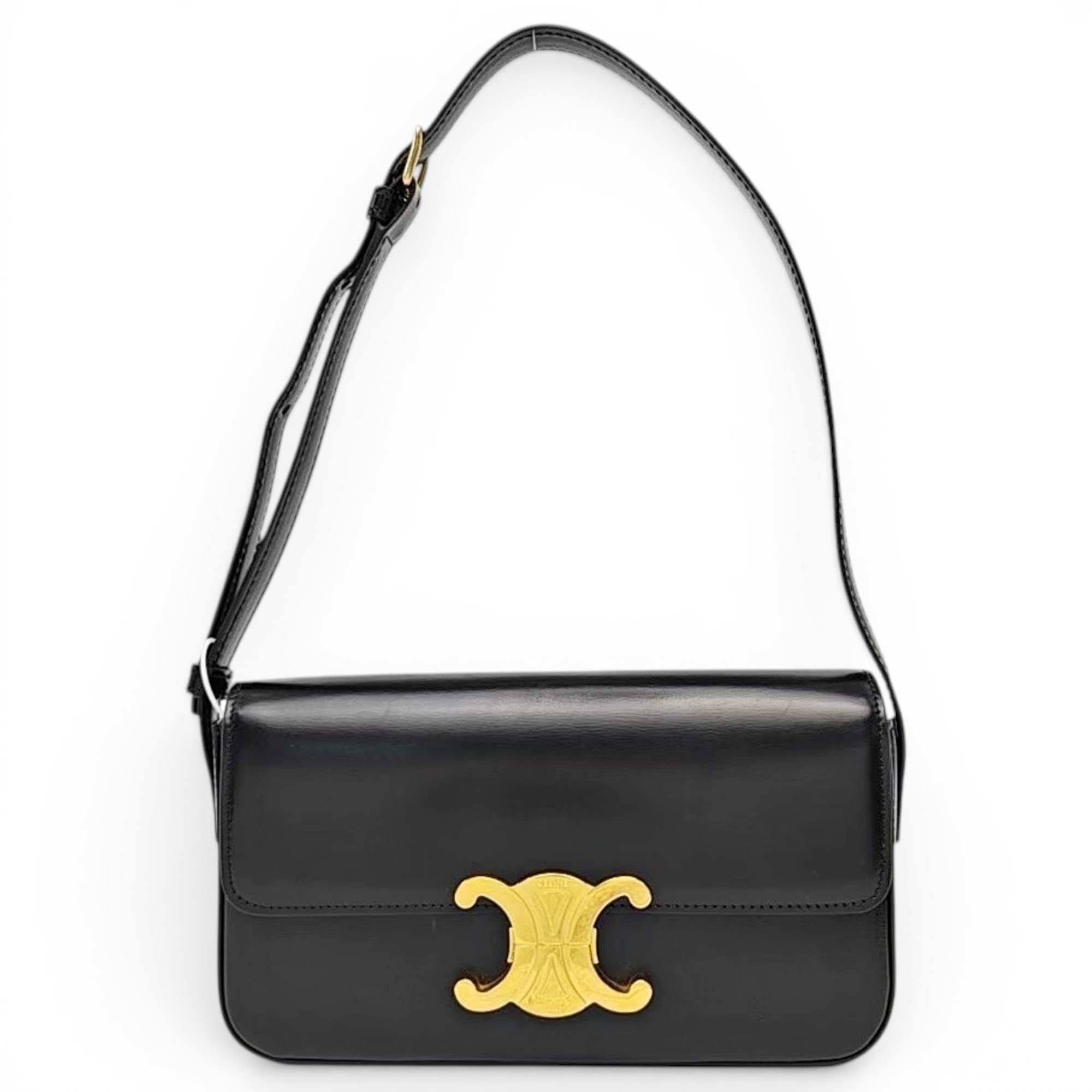 Triomphe leather handbag