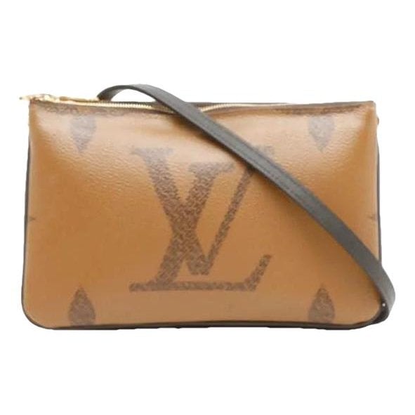 Double zip cloth crossbody bag