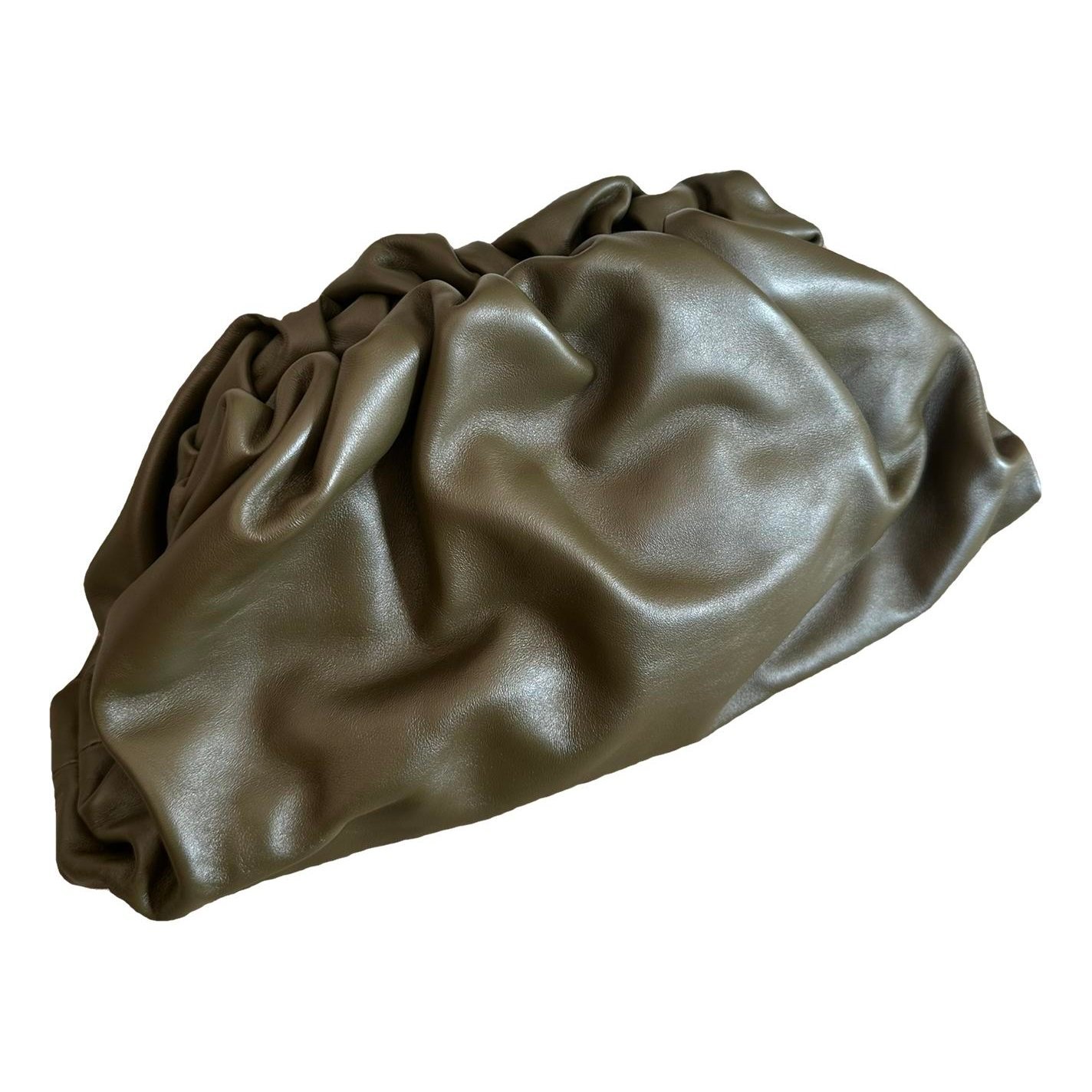 Pouch leather handbag