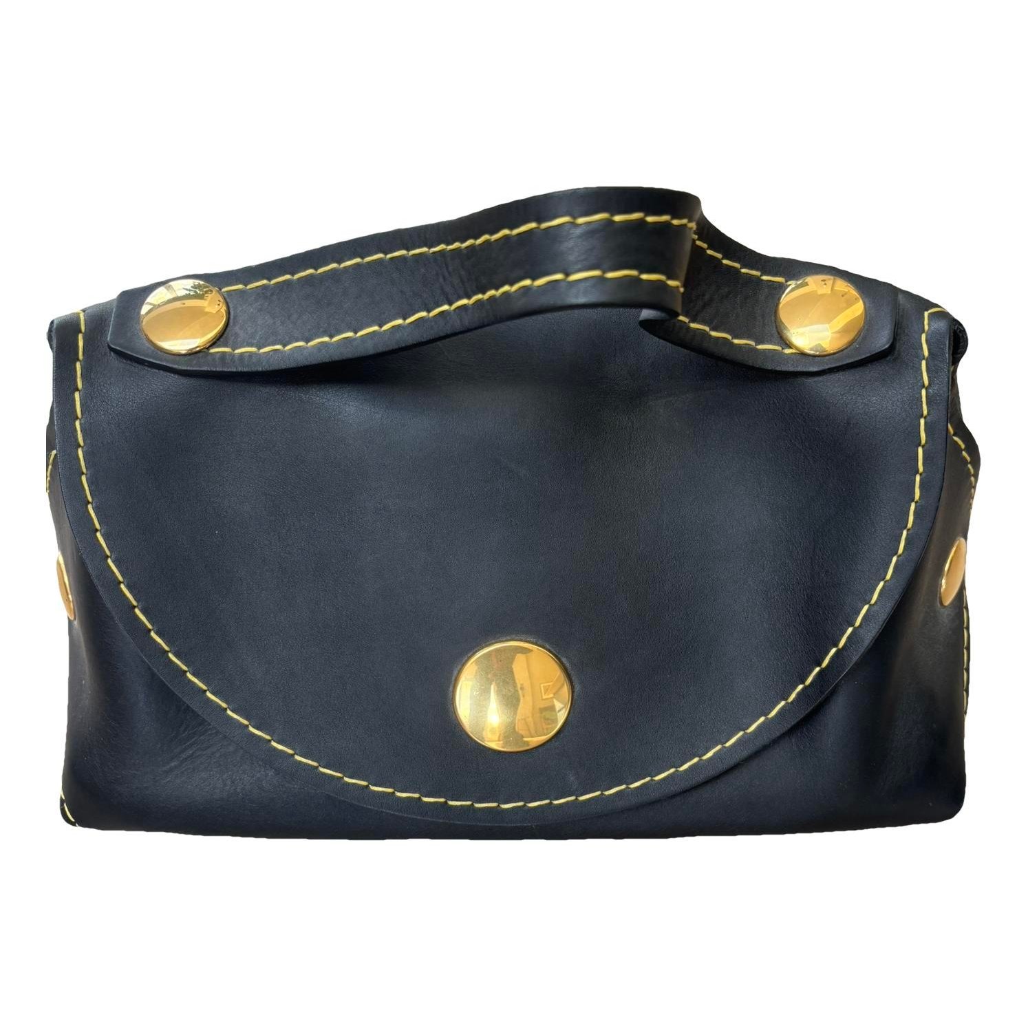 Orb leather handbag