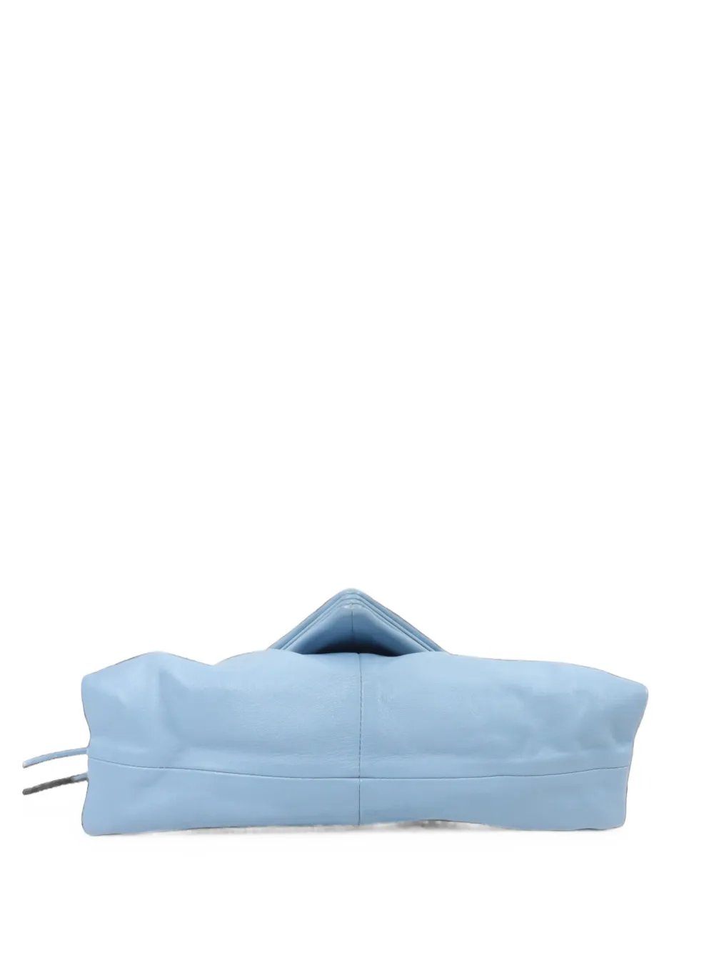 Trine angular clutch bag