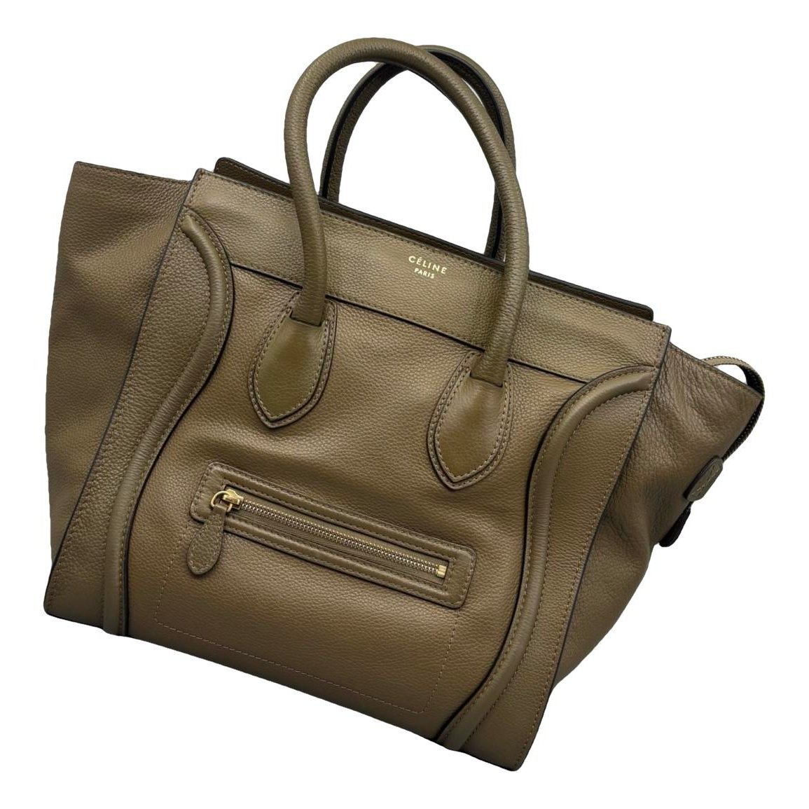 Luggage leather handbag