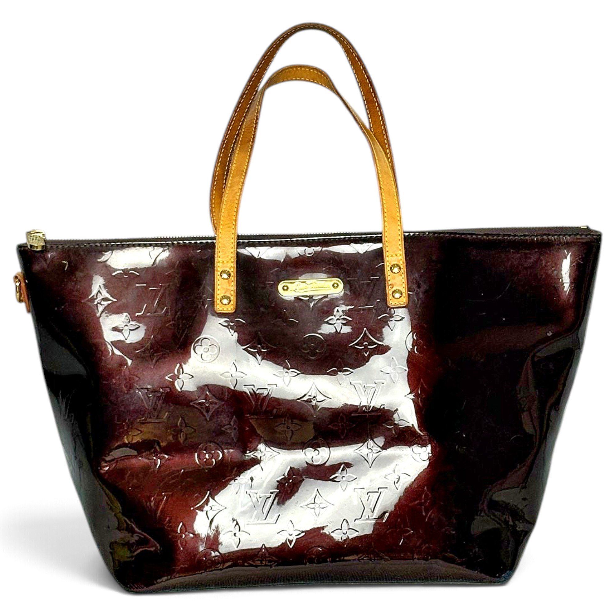 Bellevue patent leather tote