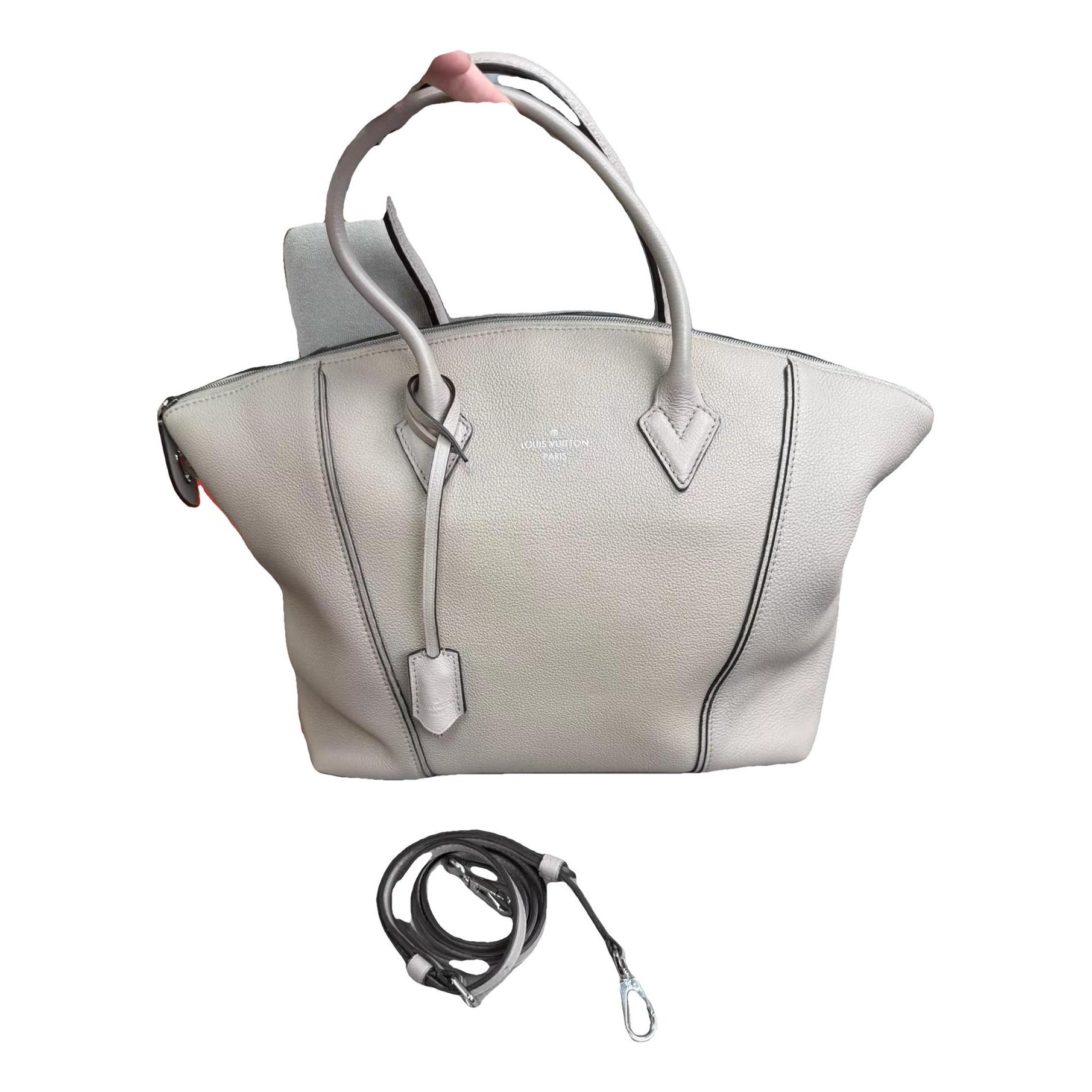 Lockit leather handbag
